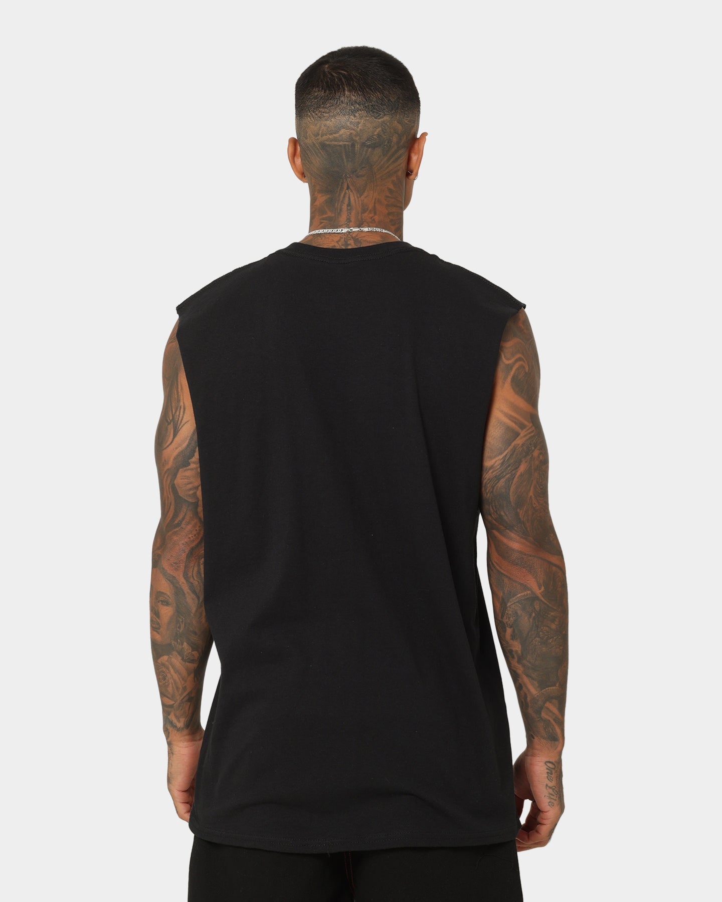 Goat Crew Harajuku Muscle T-Shirt Black