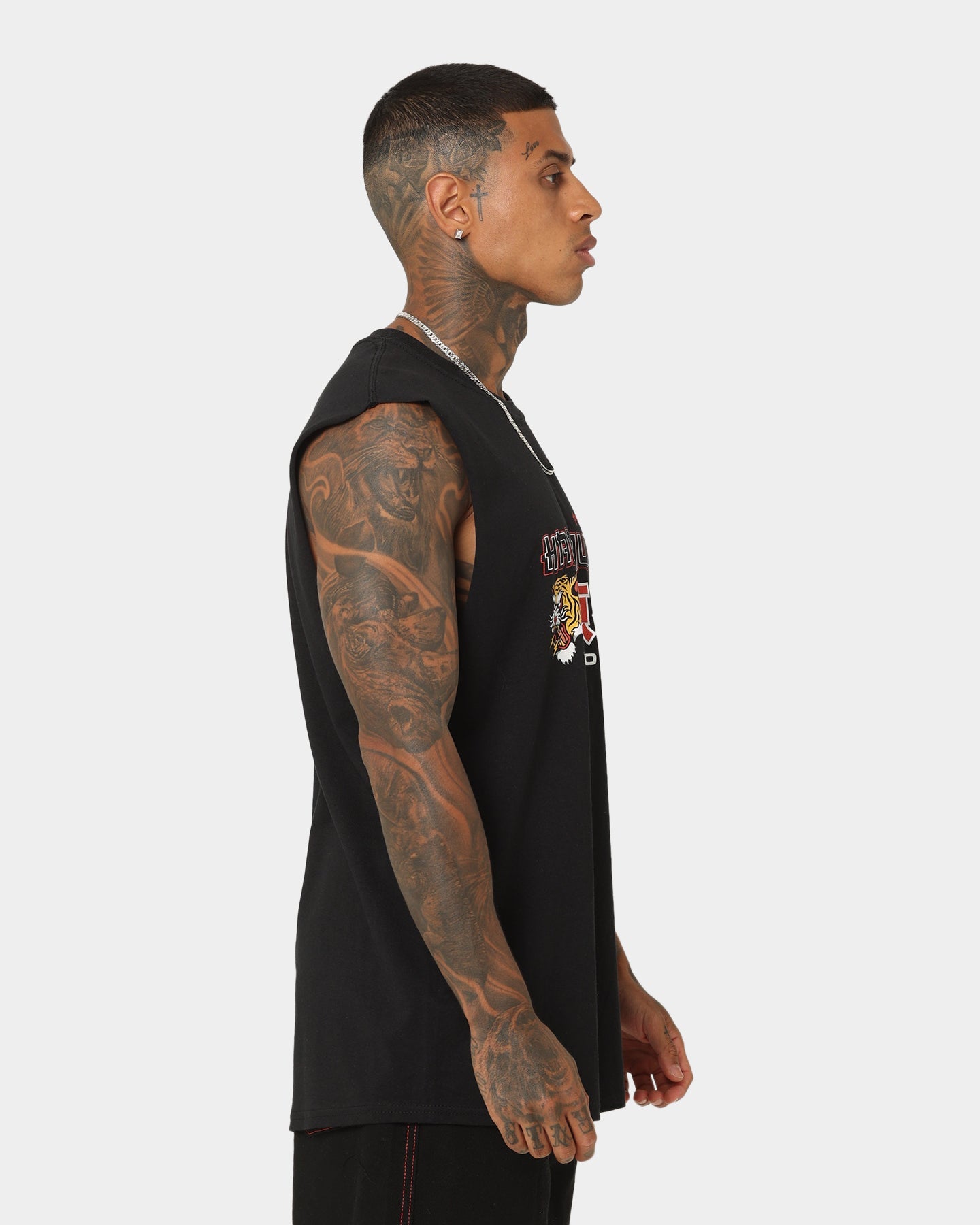 Goat Crew Harajuku Muscle T-Shirt Black