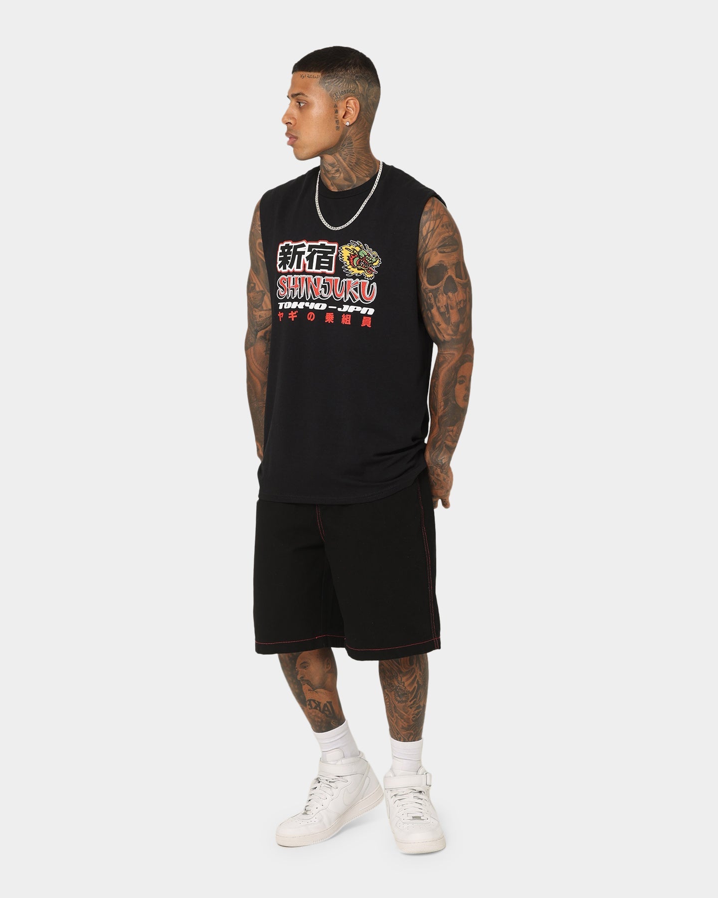 Goat Crew Shinjuku Muscle T-Shirt Black