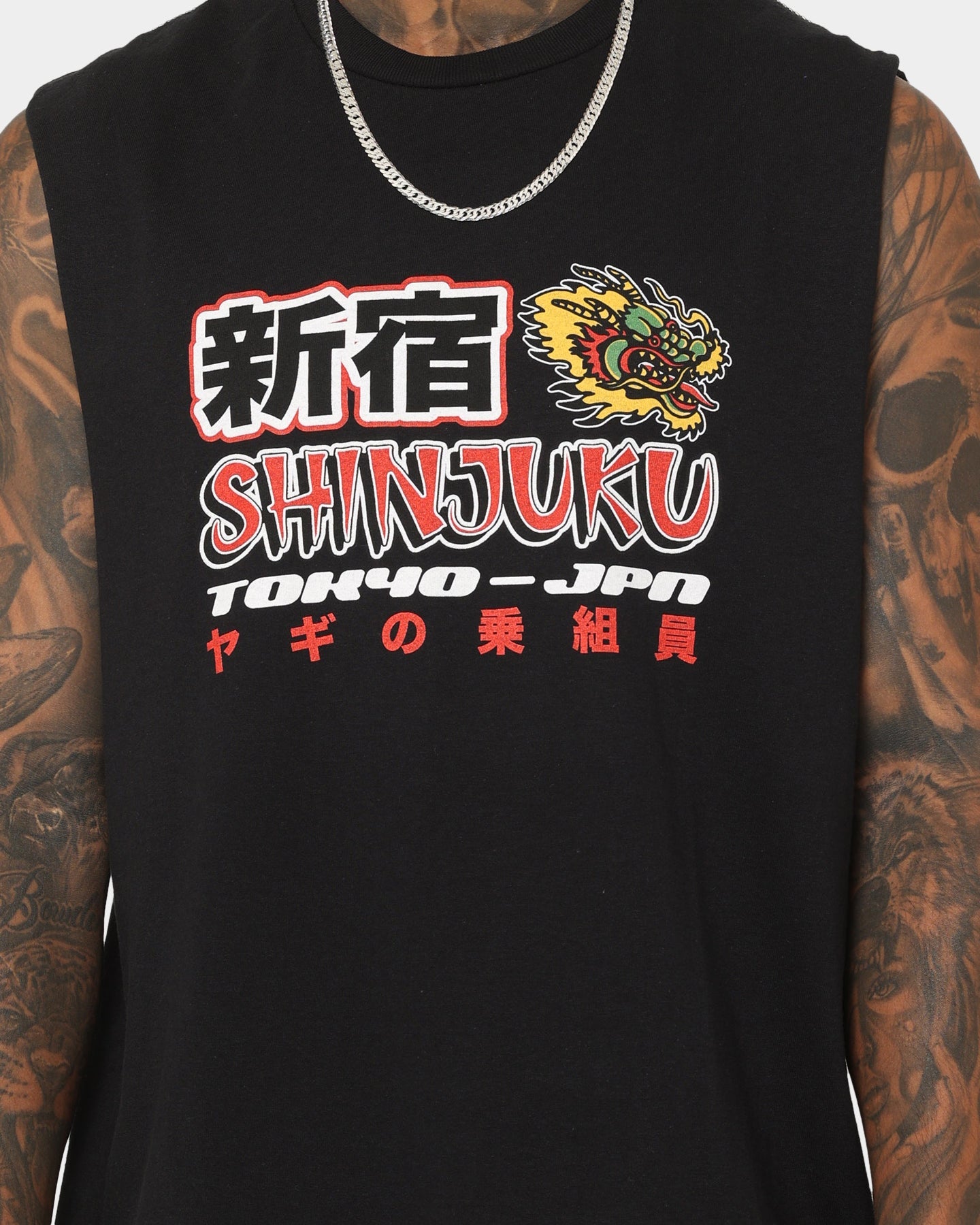 Goat Crew Shinjuku Muscle T-Shirt Black
