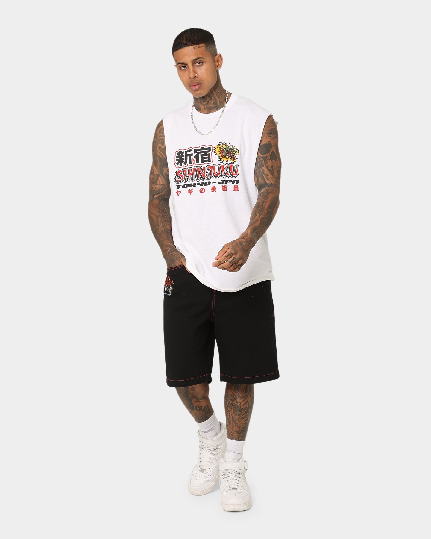 Goat Crew Shinjuku Muscle T-Shirt White