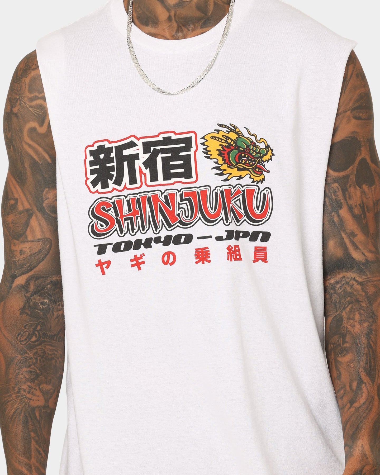 Goat Crew Shinjuku Muscle T-Shirt White