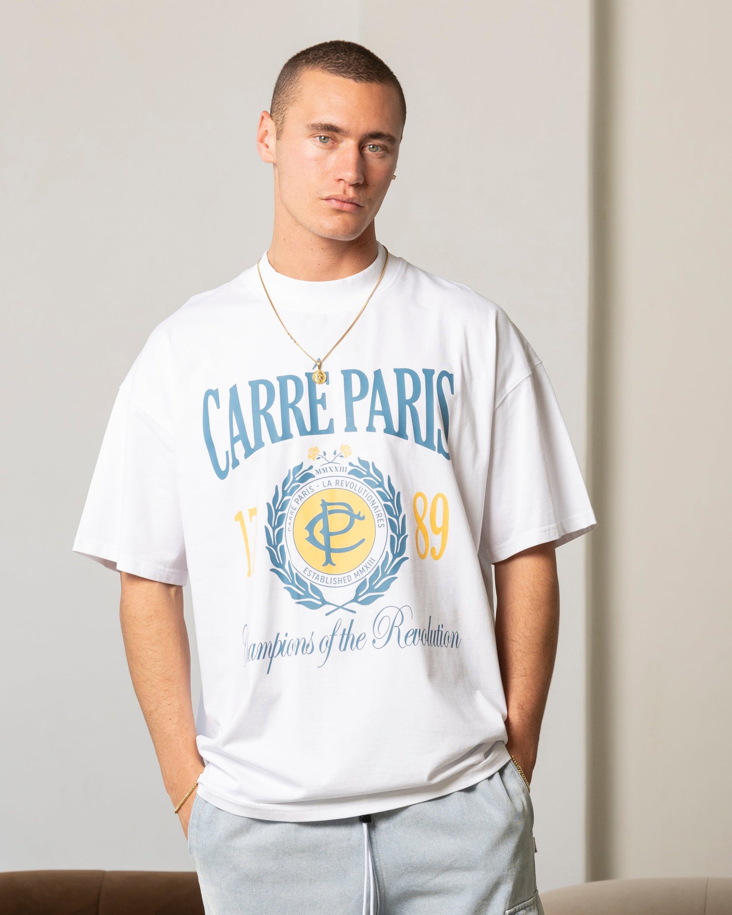 Carre Decade Oversized T-Shirt White