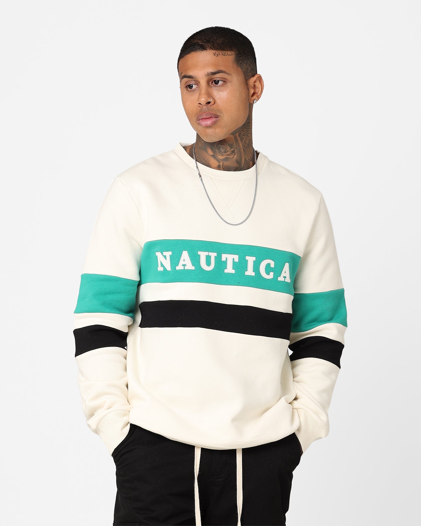 Nautica Tenby Sweatshirt Ecru