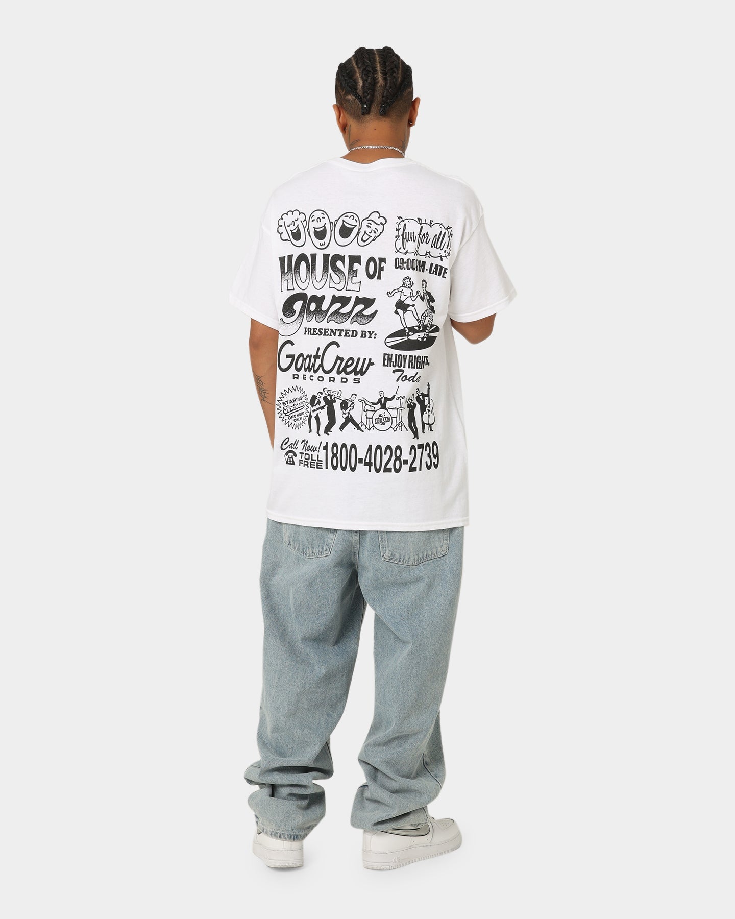 Goat Crew House Of Jazz T-Shirt White
