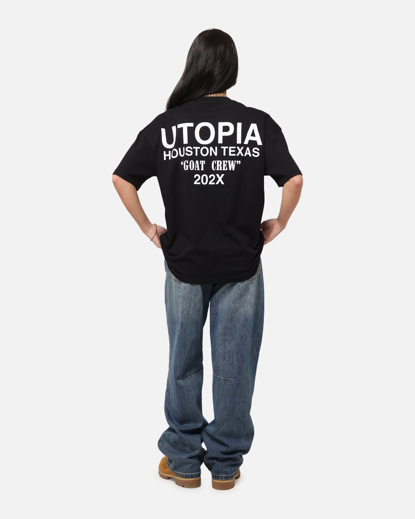 Goat Crew Utopia T-Shirt Black Style001