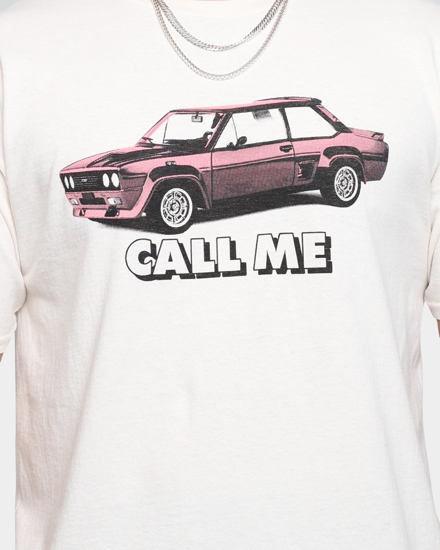 Goat Crew Call Me Vintage T-Shirt Off White Style001