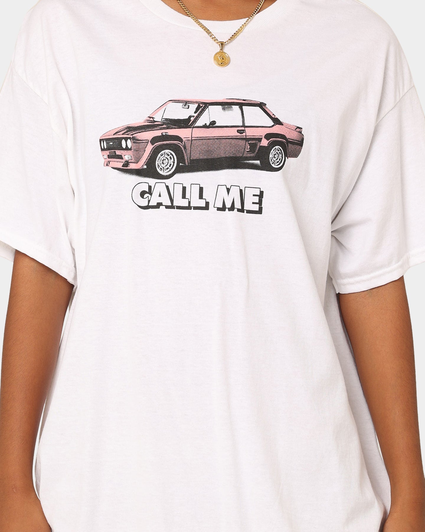 Goat Crew Call Me Vintage T-Shirt Off White Style002