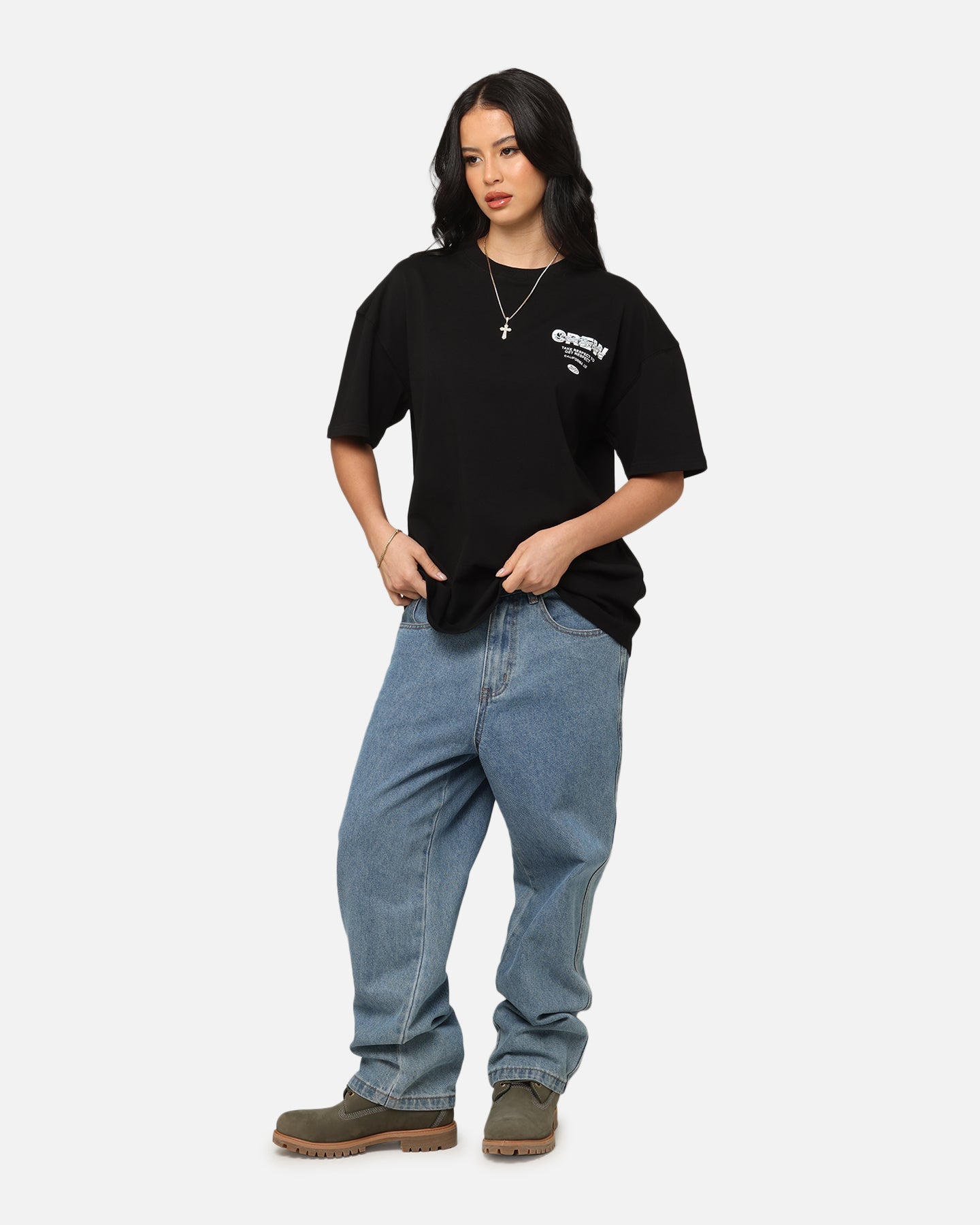 Goat Crew The Crew T-Shirt Black Style001
