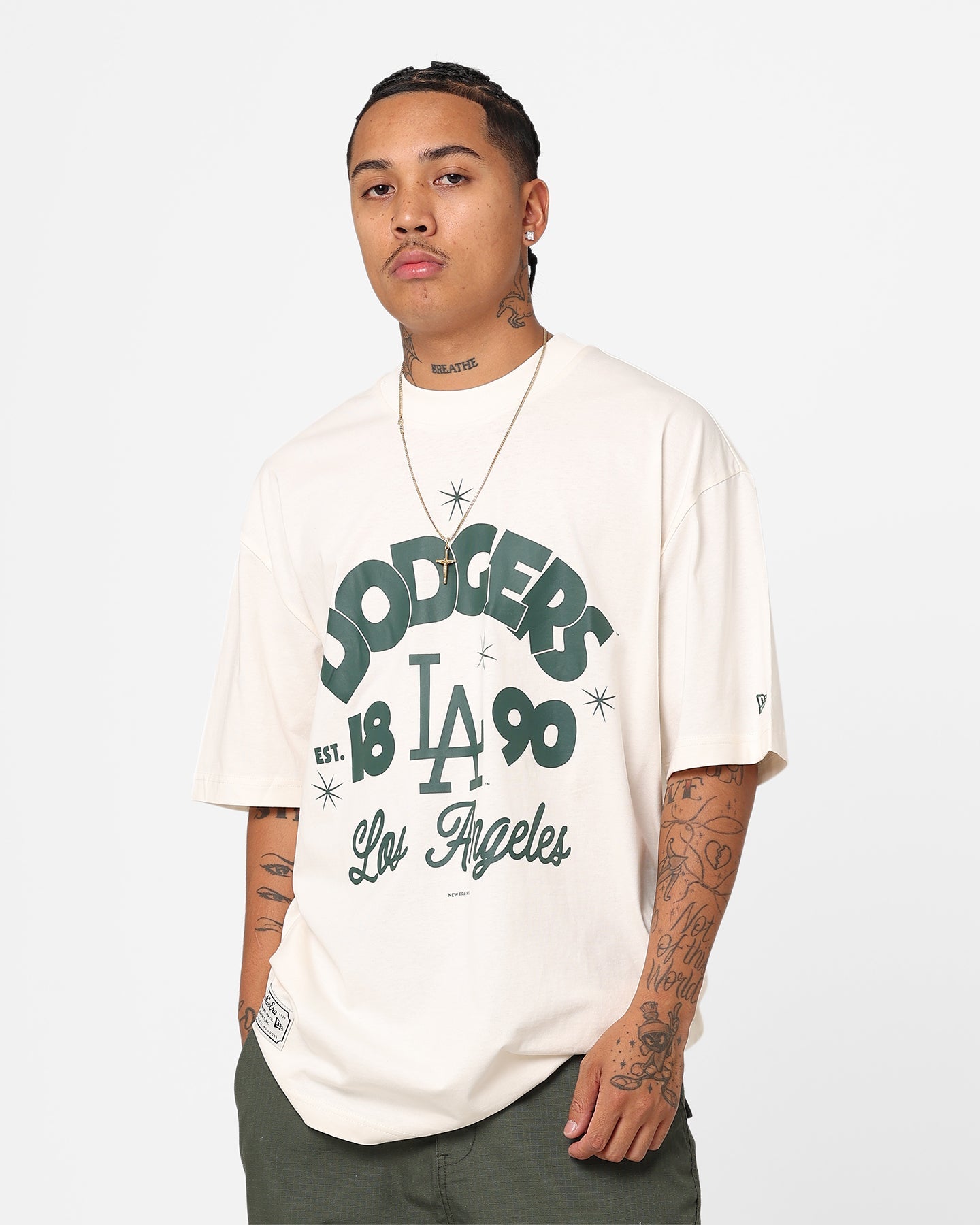 New Era Los Angeles Dodgers T-Shirt Off White