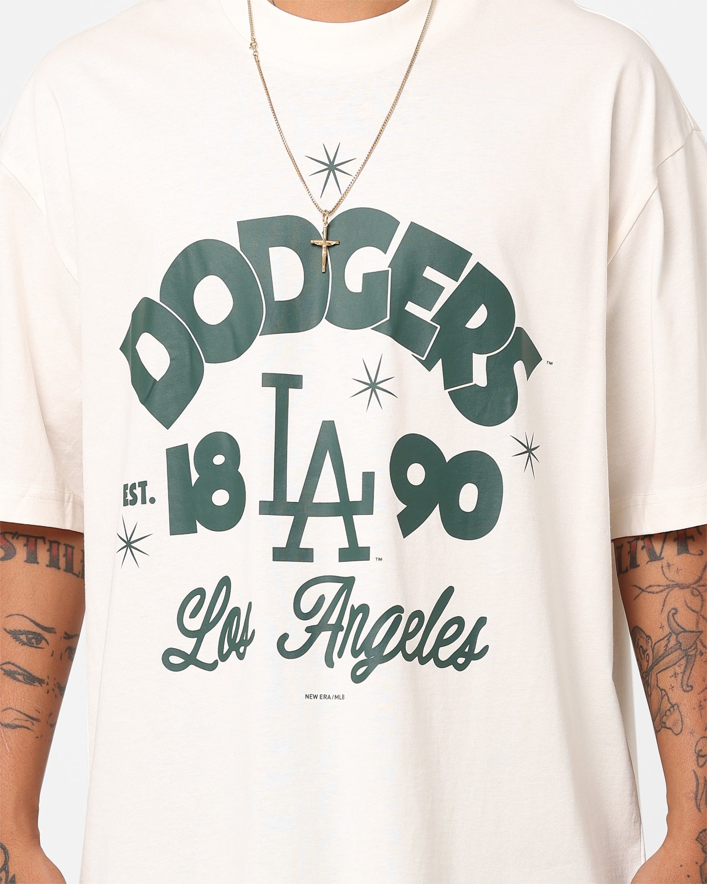 New Era Los Angeles Dodgers T-Shirt Off White