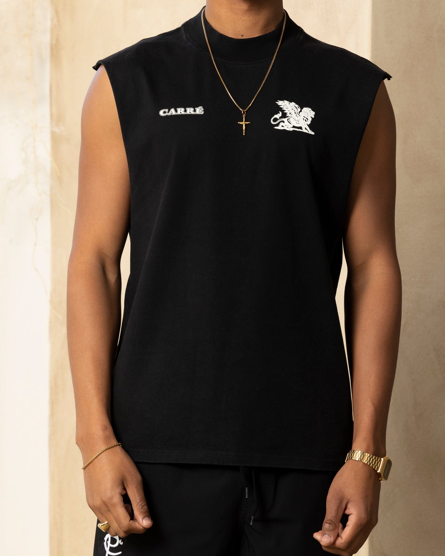 Carre  Formula Muscle T-Shirt Washed Black