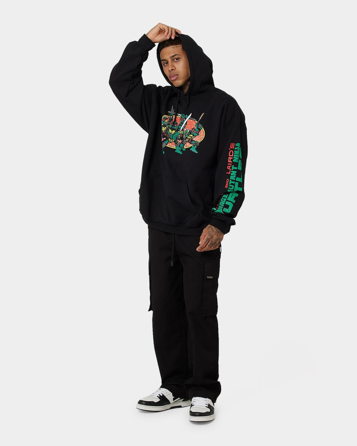 American Thrift X Teenage Mutant Ninja Turtles OG Ninja Turtle Hoodie Black