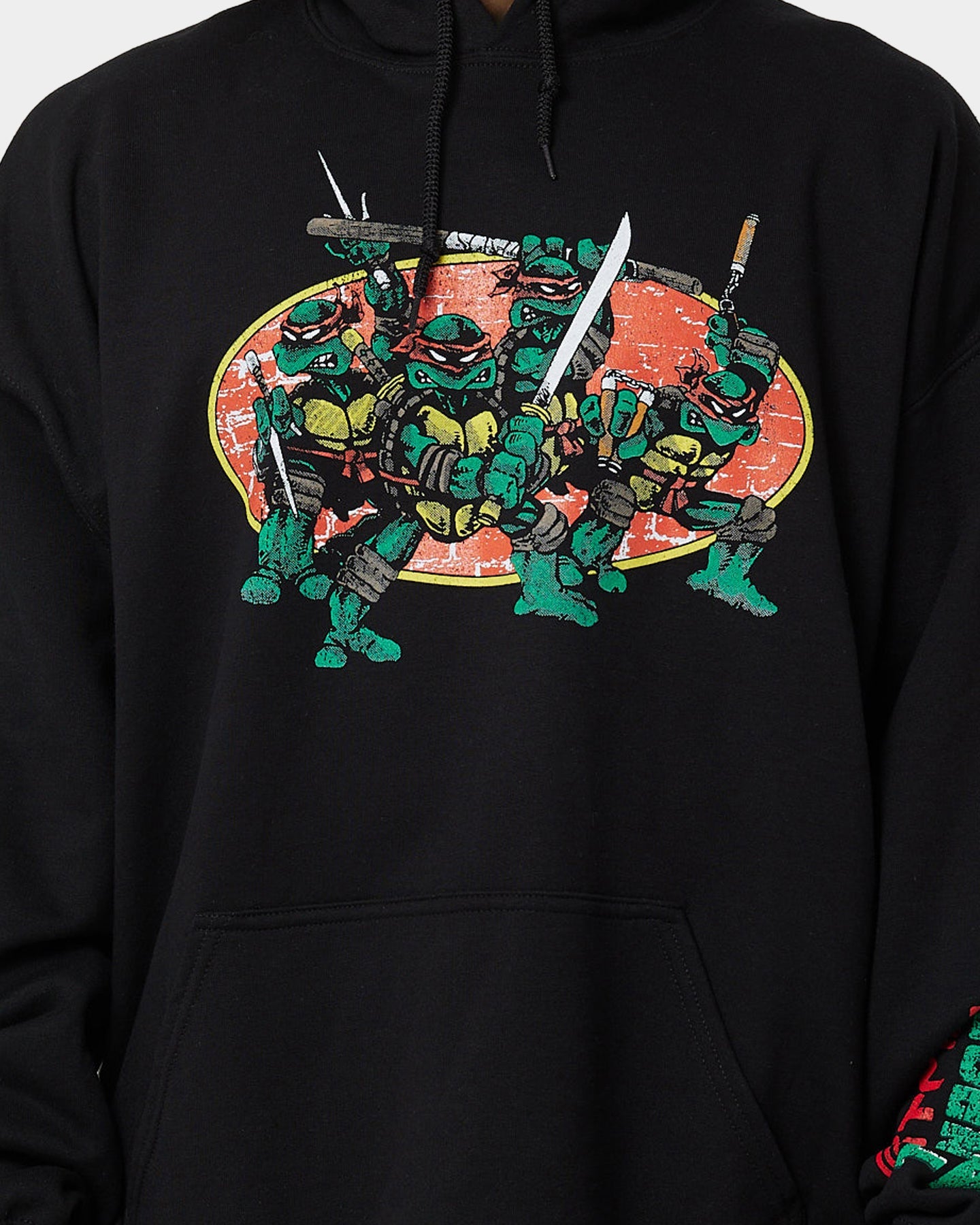 American Thrift X Teenage Mutant Ninja Turtles OG Ninja Turtle Hoodie Black