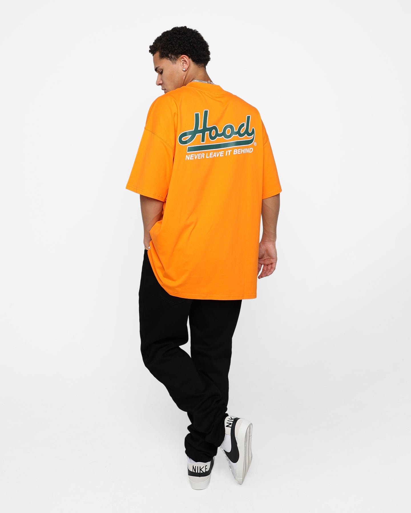 Carre Hood Hat Paris T-Shirt Orange