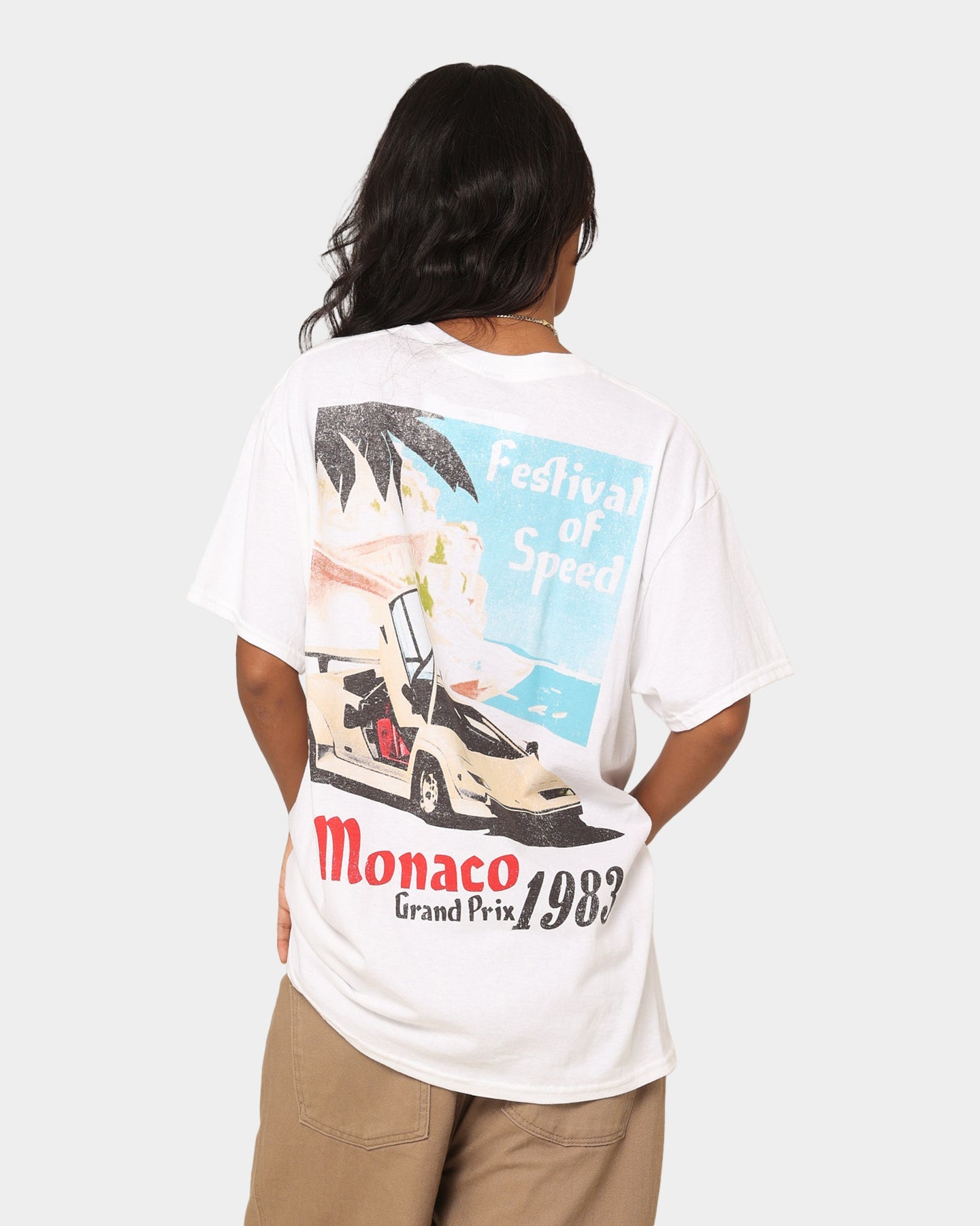 Goat Crew Monaco 1983 T-Shirt White Style001