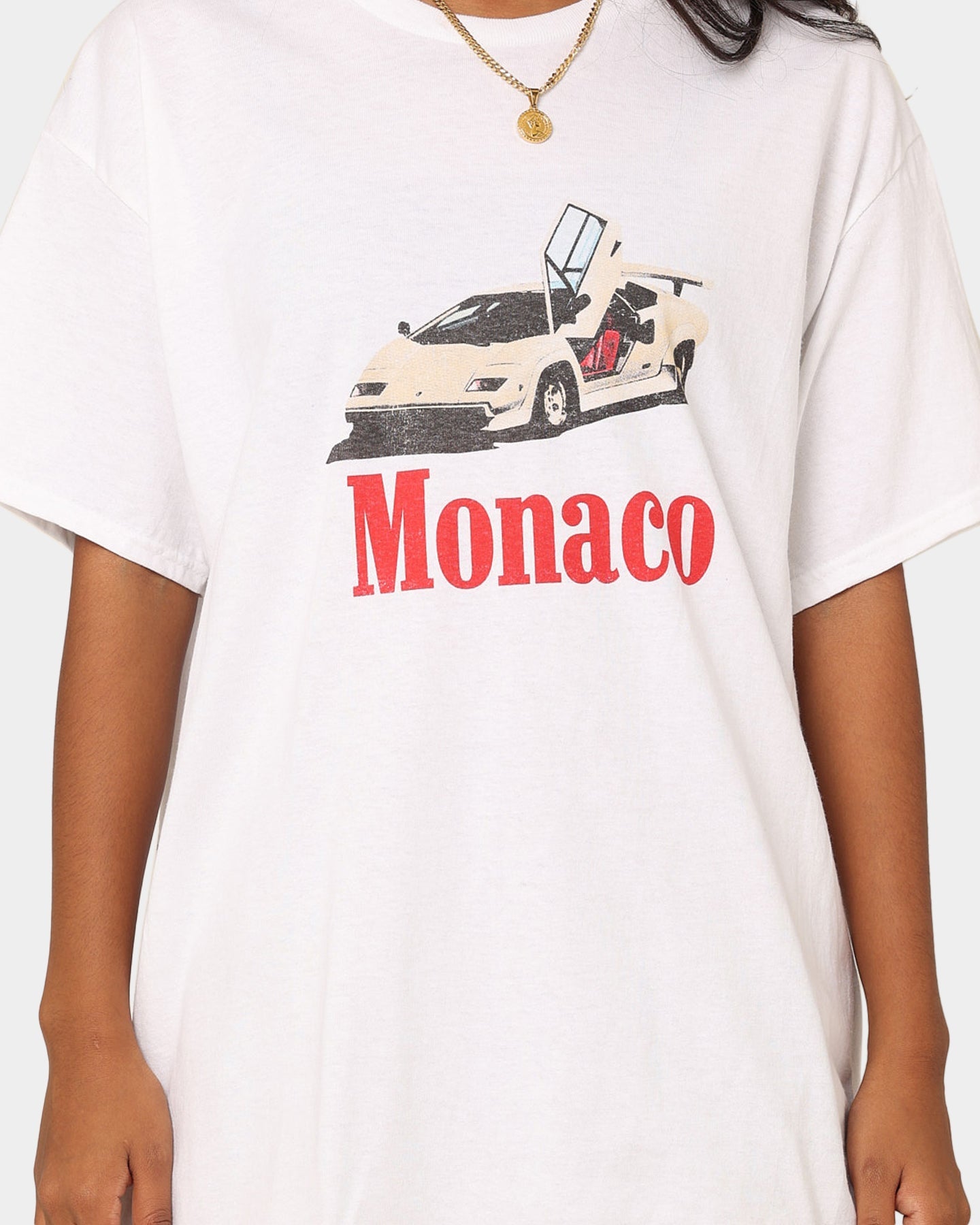 Goat Crew Monaco 1983 T-Shirt White Style001