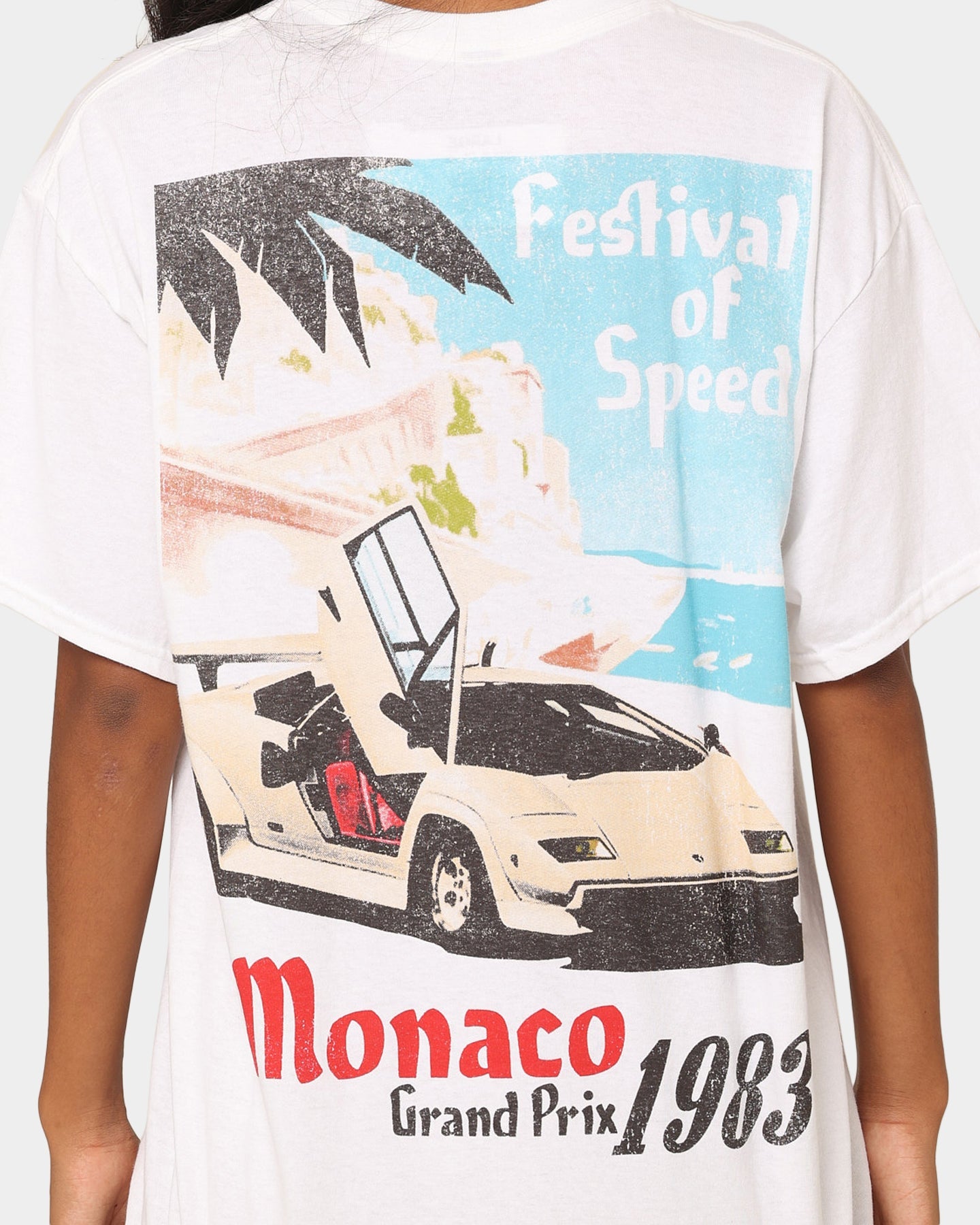 Goat Crew Monaco 1983 T-Shirt White Style001