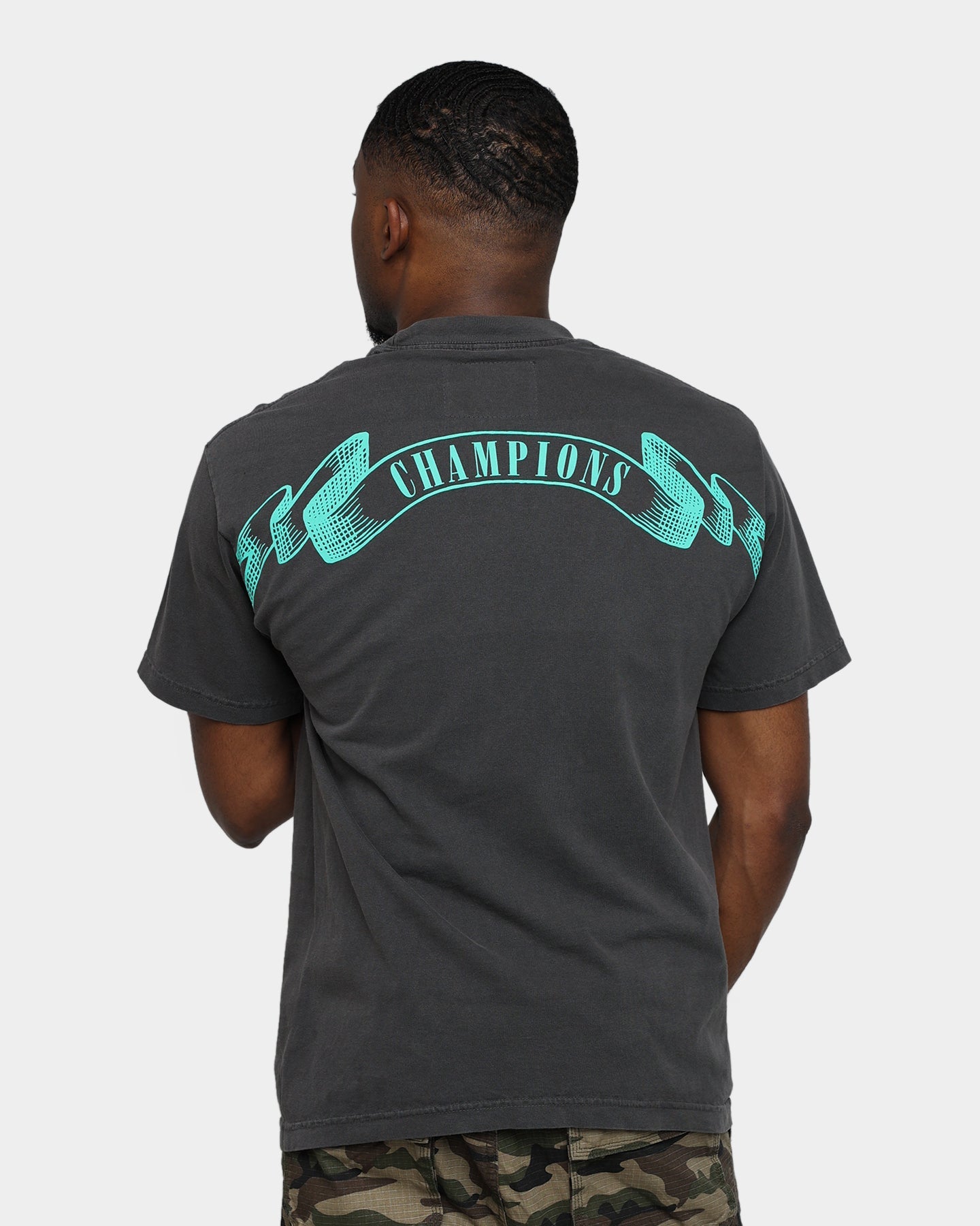 Carr√© Banner Vintage T-Shirt Washed Black