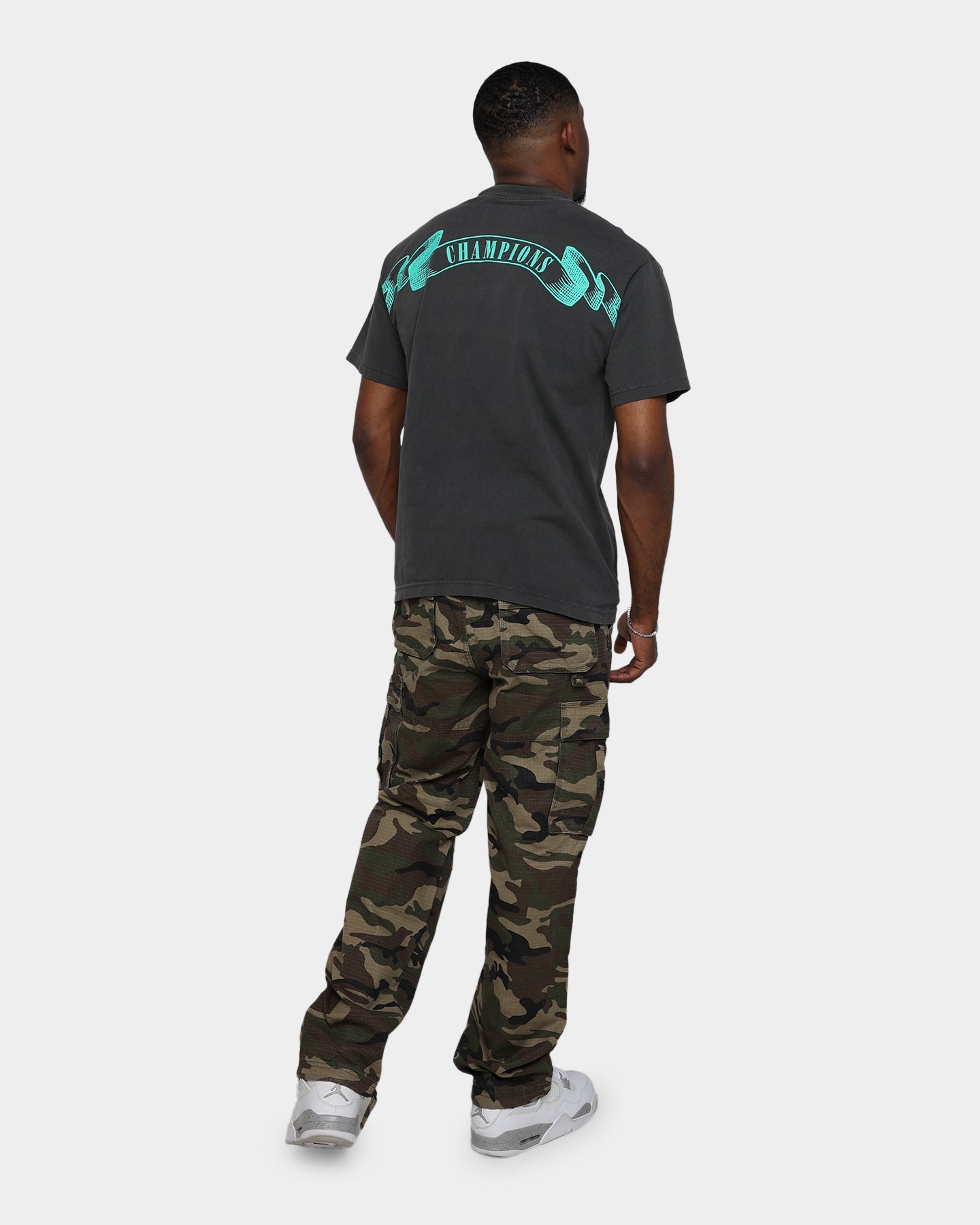 Carr√© Banner Vintage T-Shirt Washed Black
