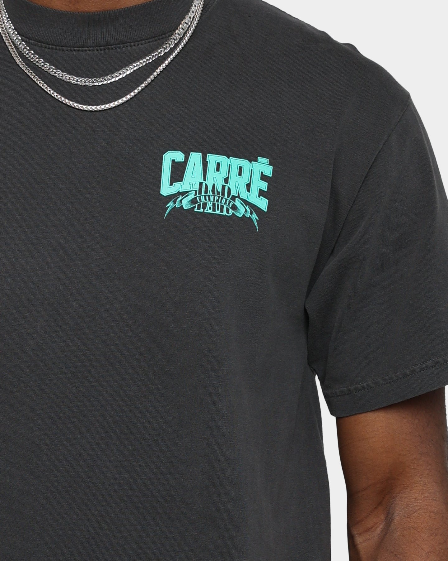Carr√© Banner Vintage T-Shirt Washed Black