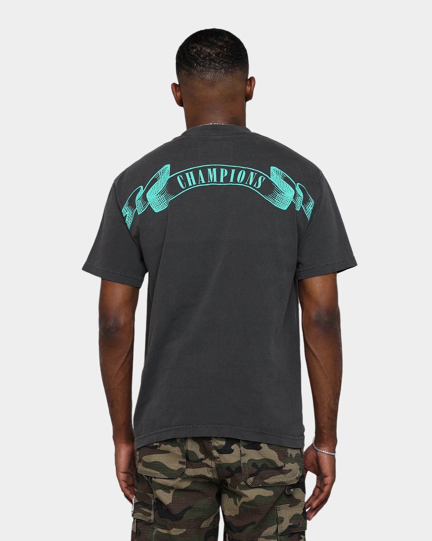 Carr√© Banner Vintage T-Shirt Washed Black