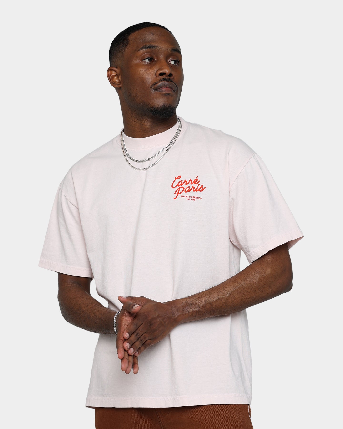 Carr√© Script T-Shirt Light Pink