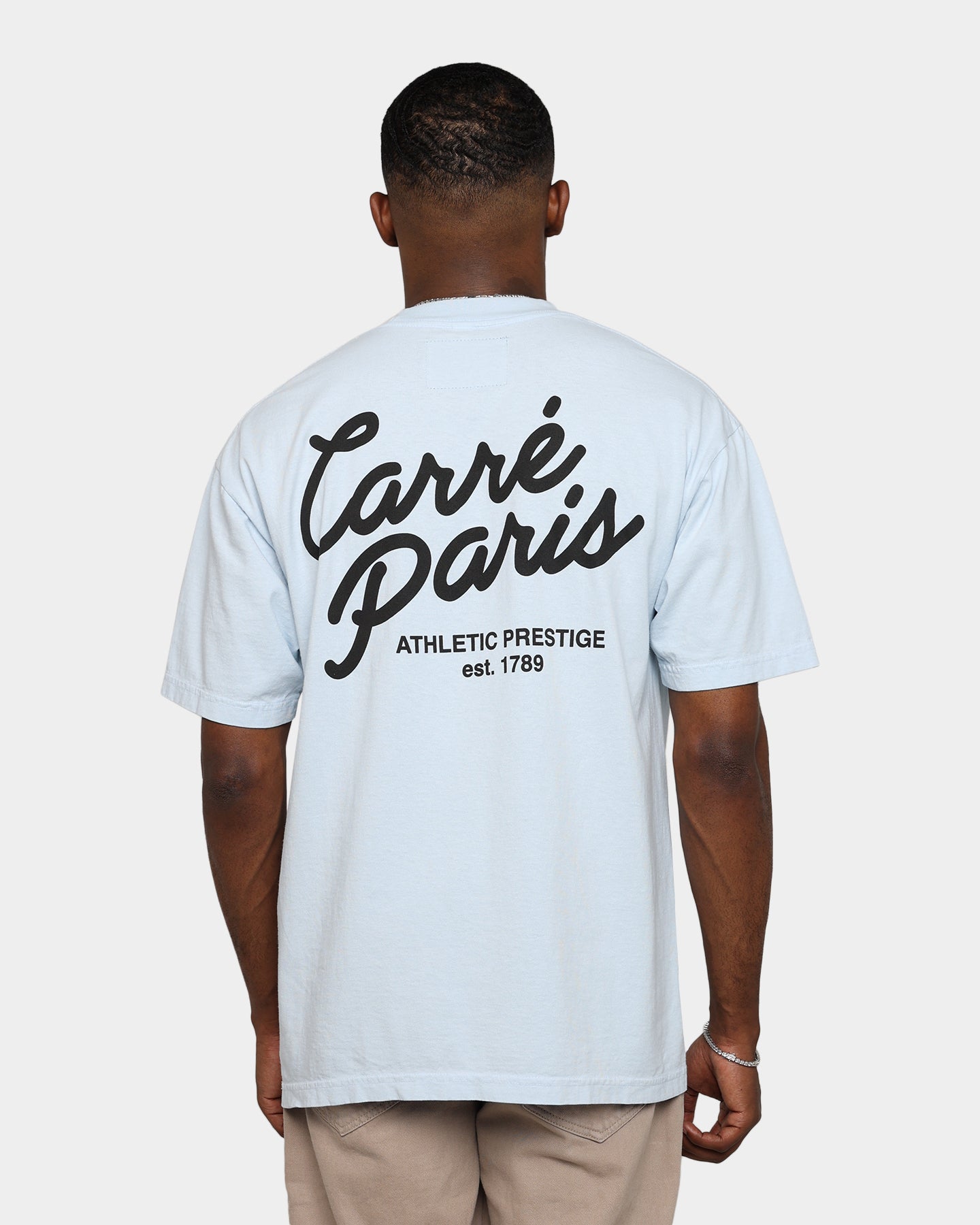 Carr√© Script T-Shirt Light Blue