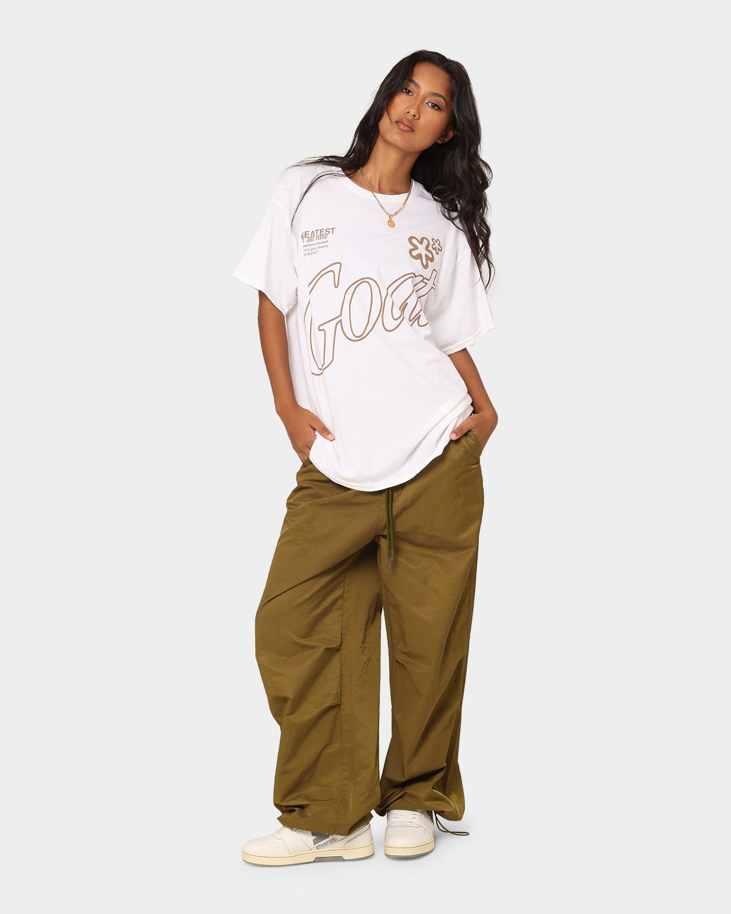 Goat Crew Holiday Mode T-Shirt White Style001