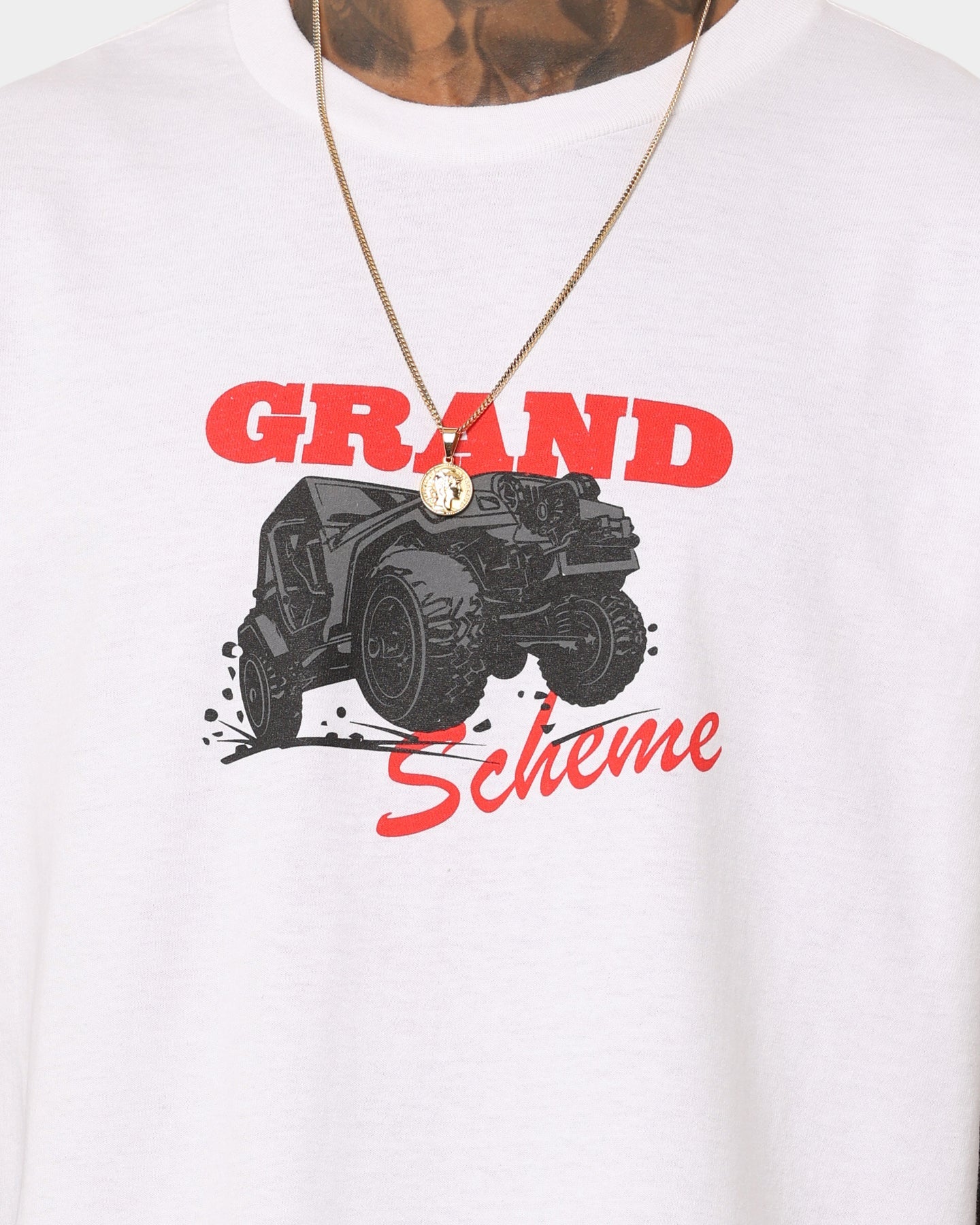 Grand Scheme 4WD T-Shirt White
