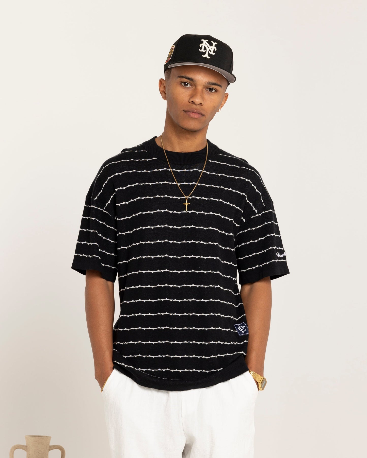 Carre Thorny Oversized T-Shirt Black