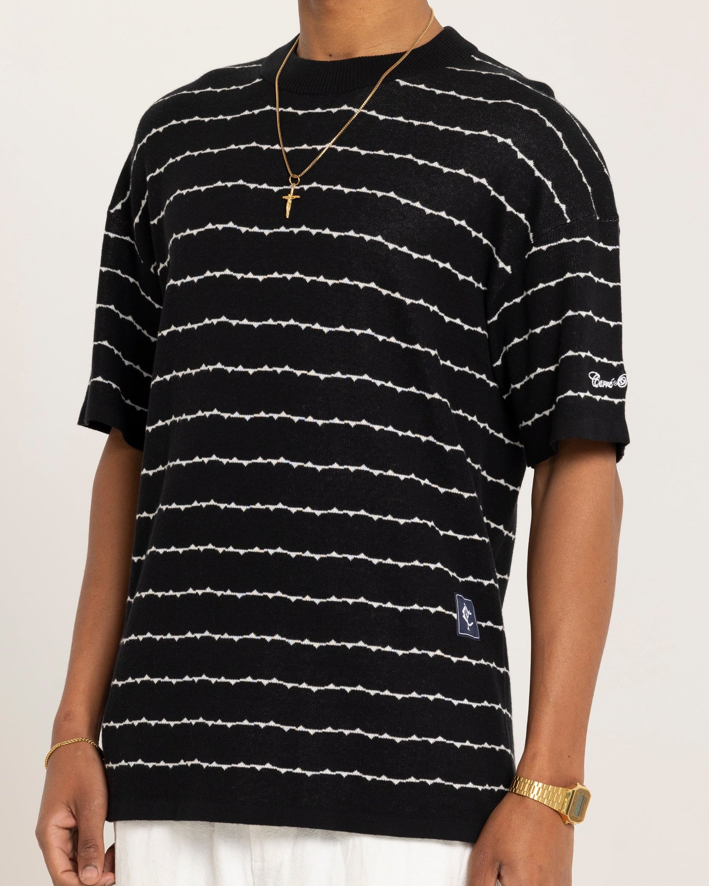 Carre Thorny Oversized T-Shirt Black