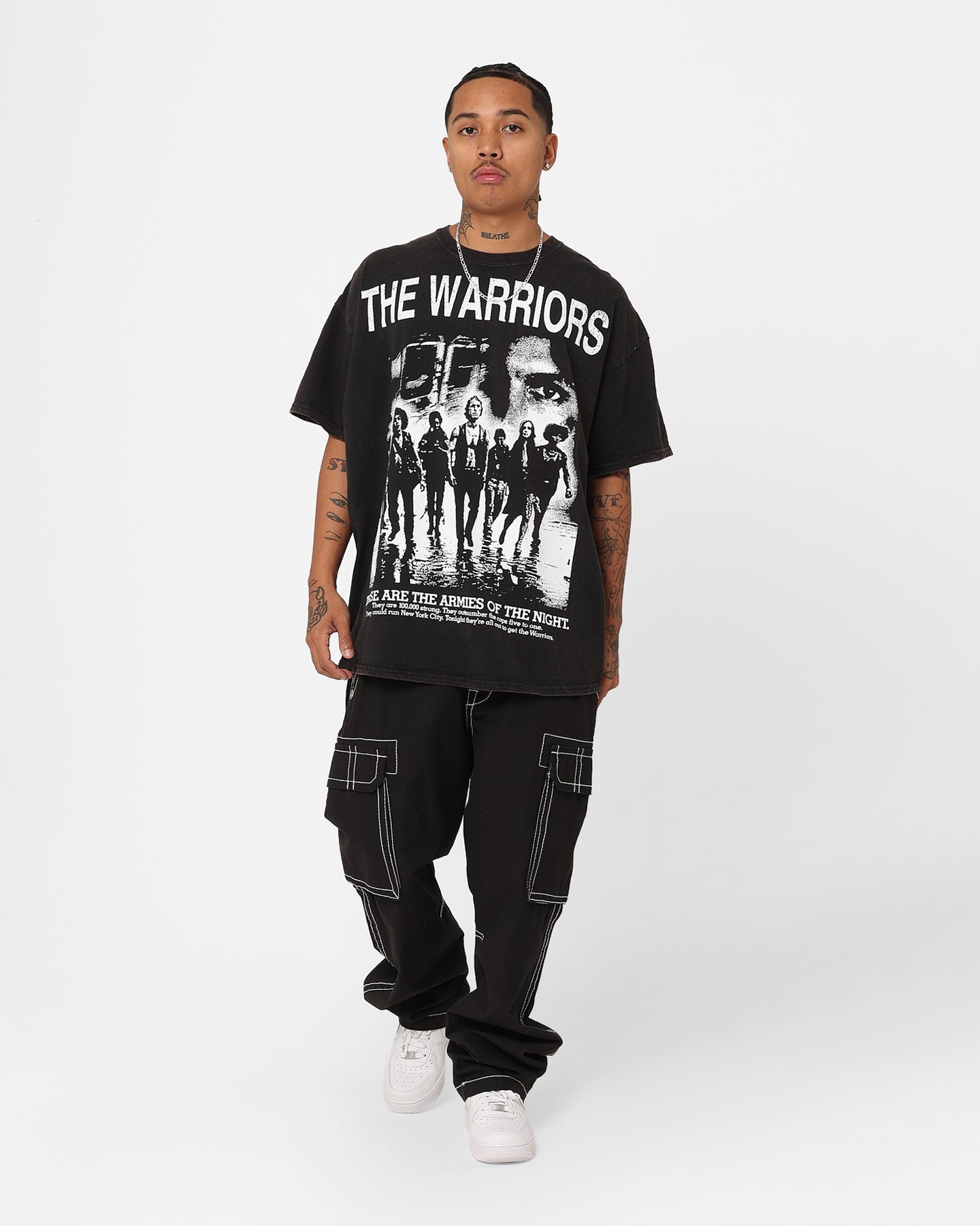 American Thrift X The Warriors Warriors Night T-Shirt Black Wash