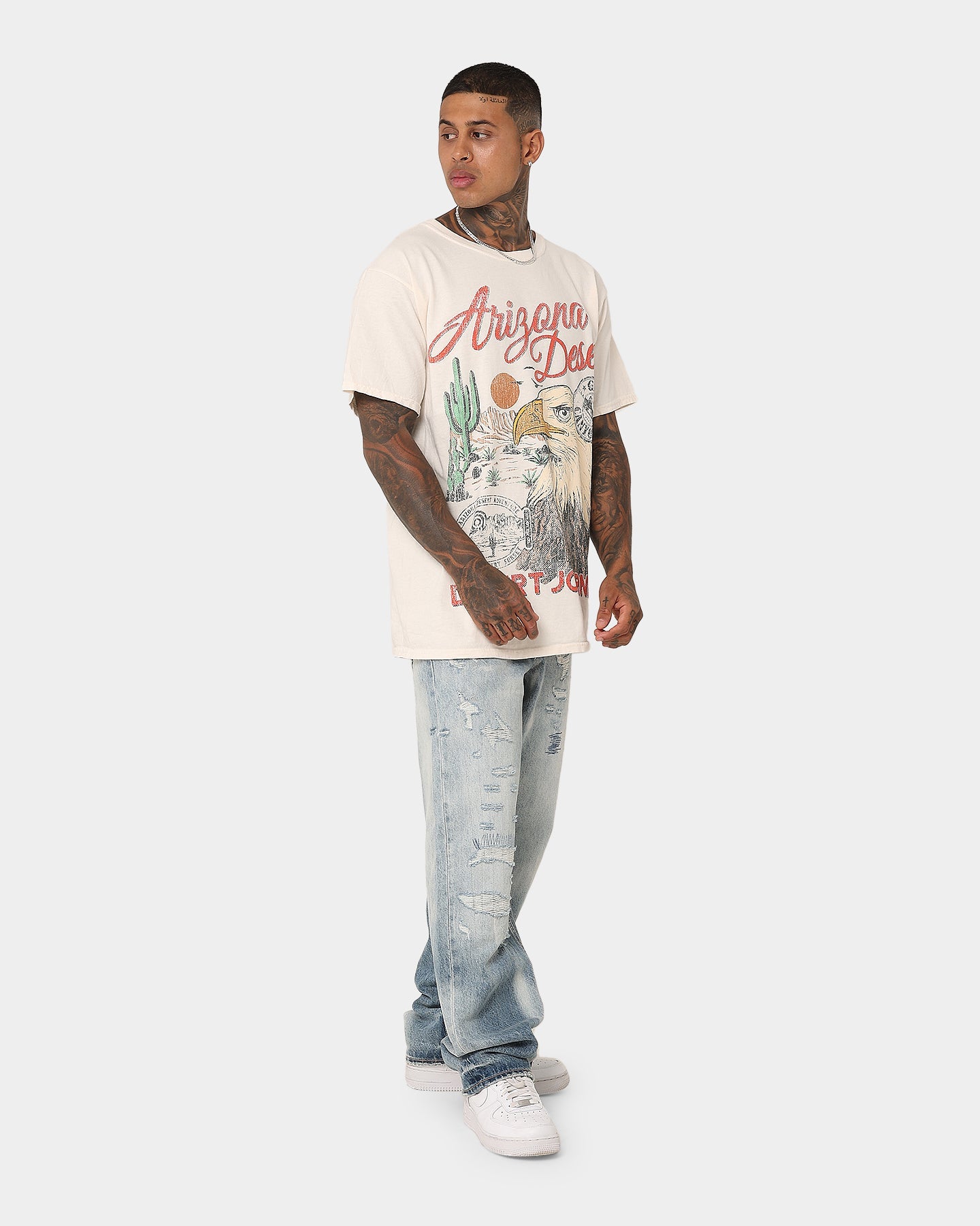 American Thrift Arizona Desert Vintage T-Shirt Off White