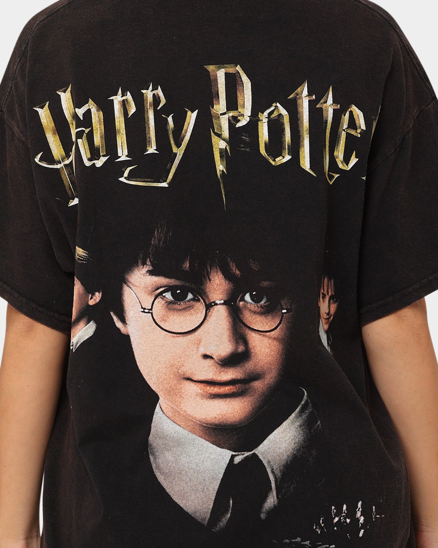 American Thrift X Harry Potter Potter Vintage T-Shirt Black Wash Style001