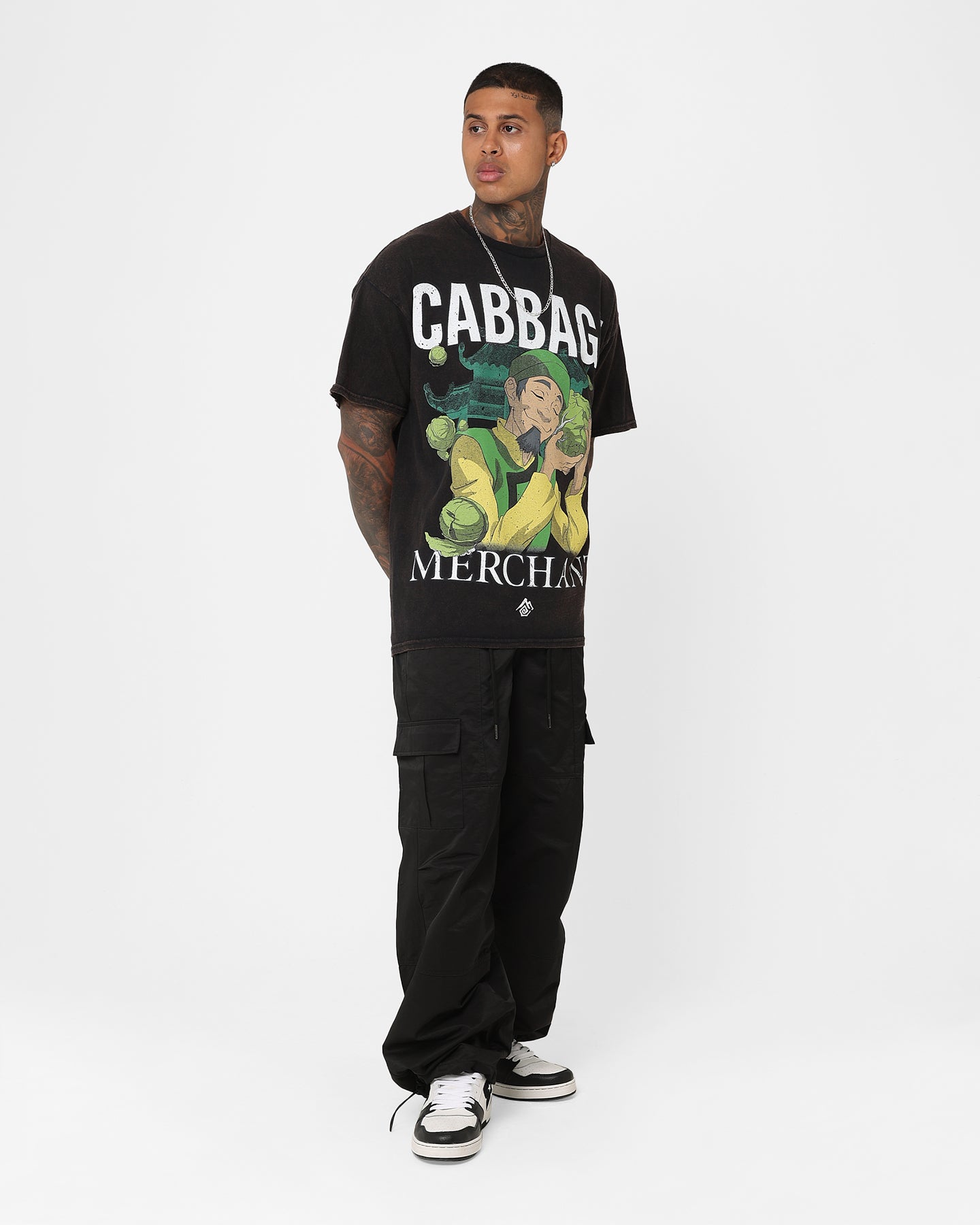 Goat Crew X Avatar: The Last Airbender Cabbage Merchant T-Shirt Black Wash