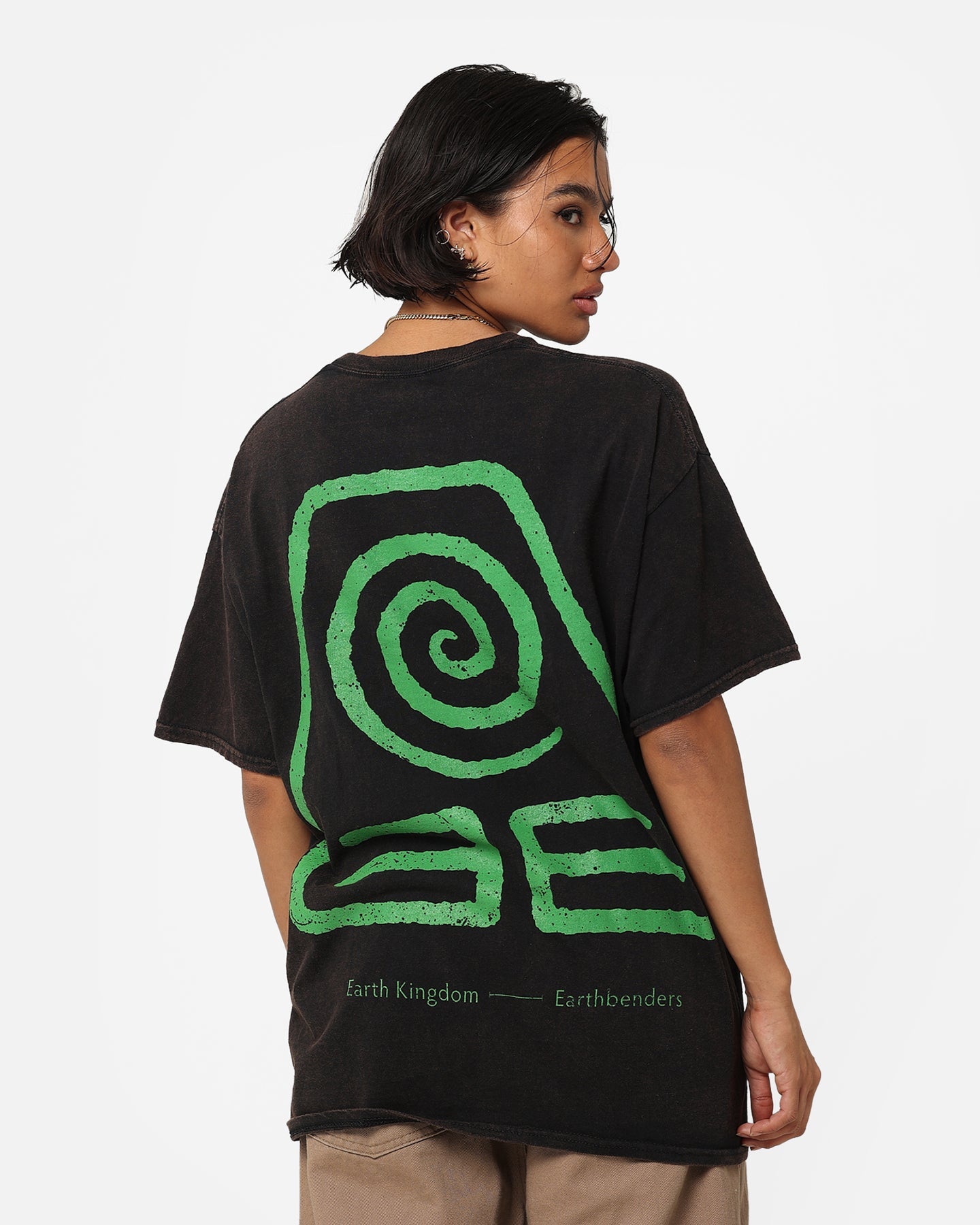 Goat Crew X Avatar: The Last Airbender Cabbage Merchant T-Shirt Black Wash Style001
