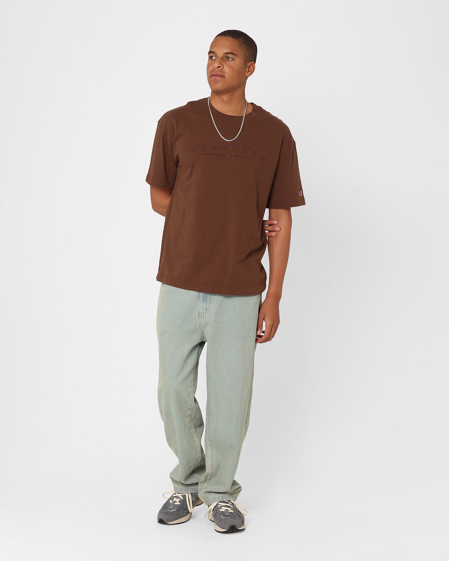 Champion Heritage 2K Logo T-Shirt Saddleback