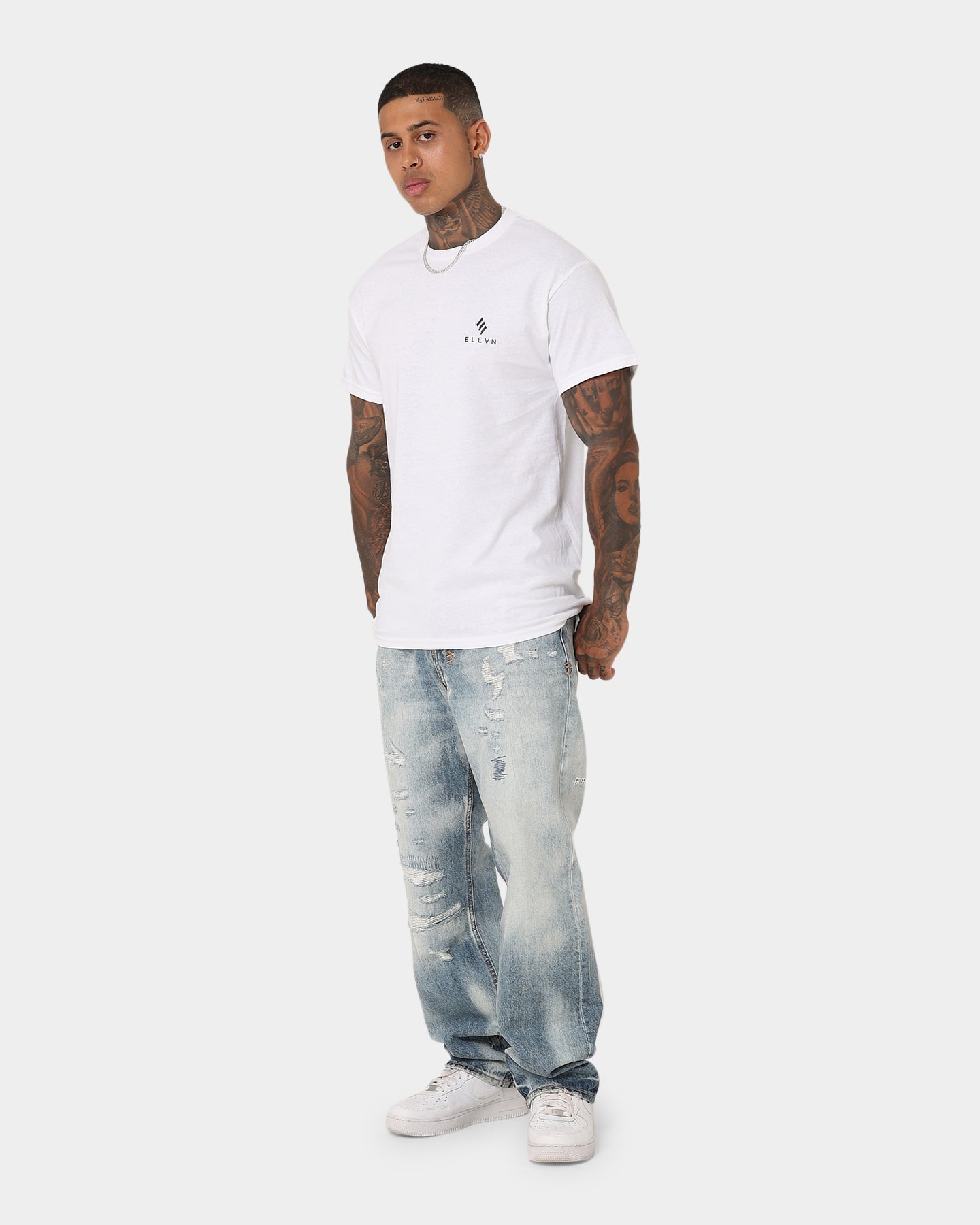 Elevn Clothing Co The Logo T-Shirt White