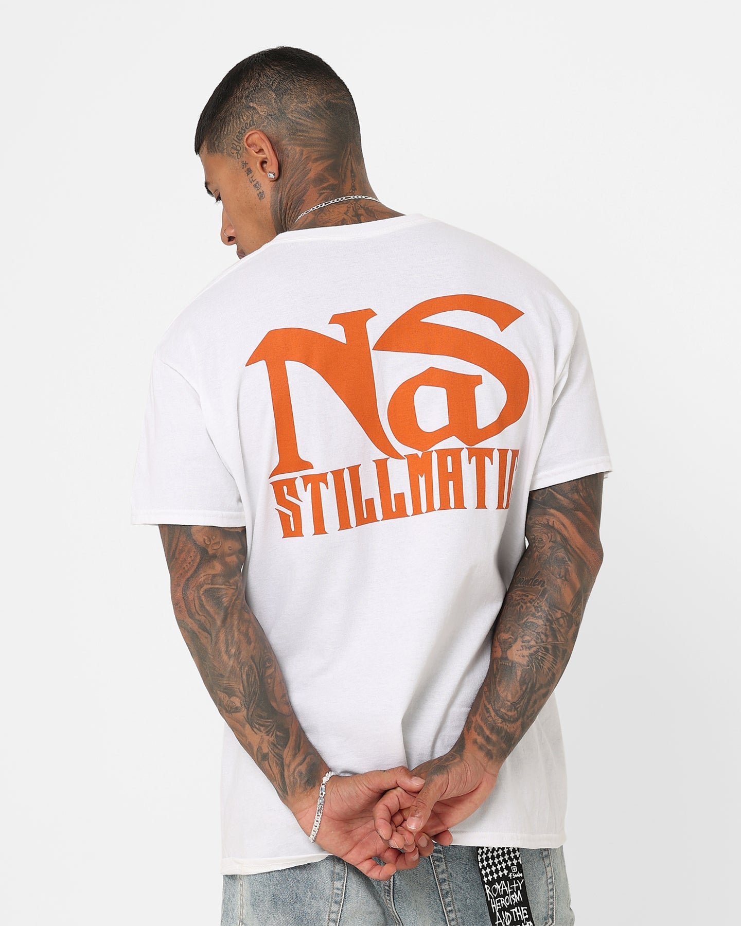 Nas Stillmatic T-Shirt White Style002
