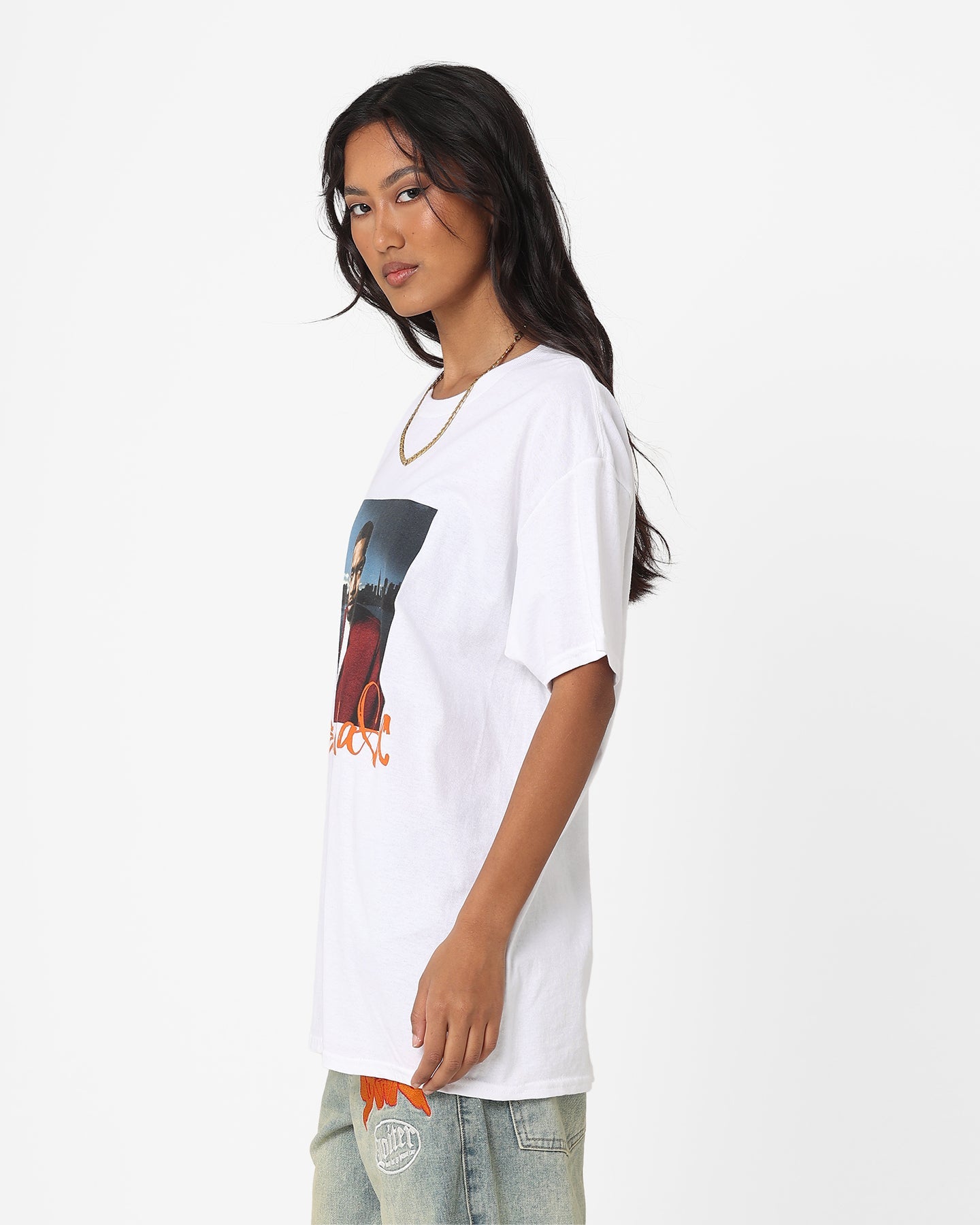 Nas Stillmatic T-Shirt White Style003