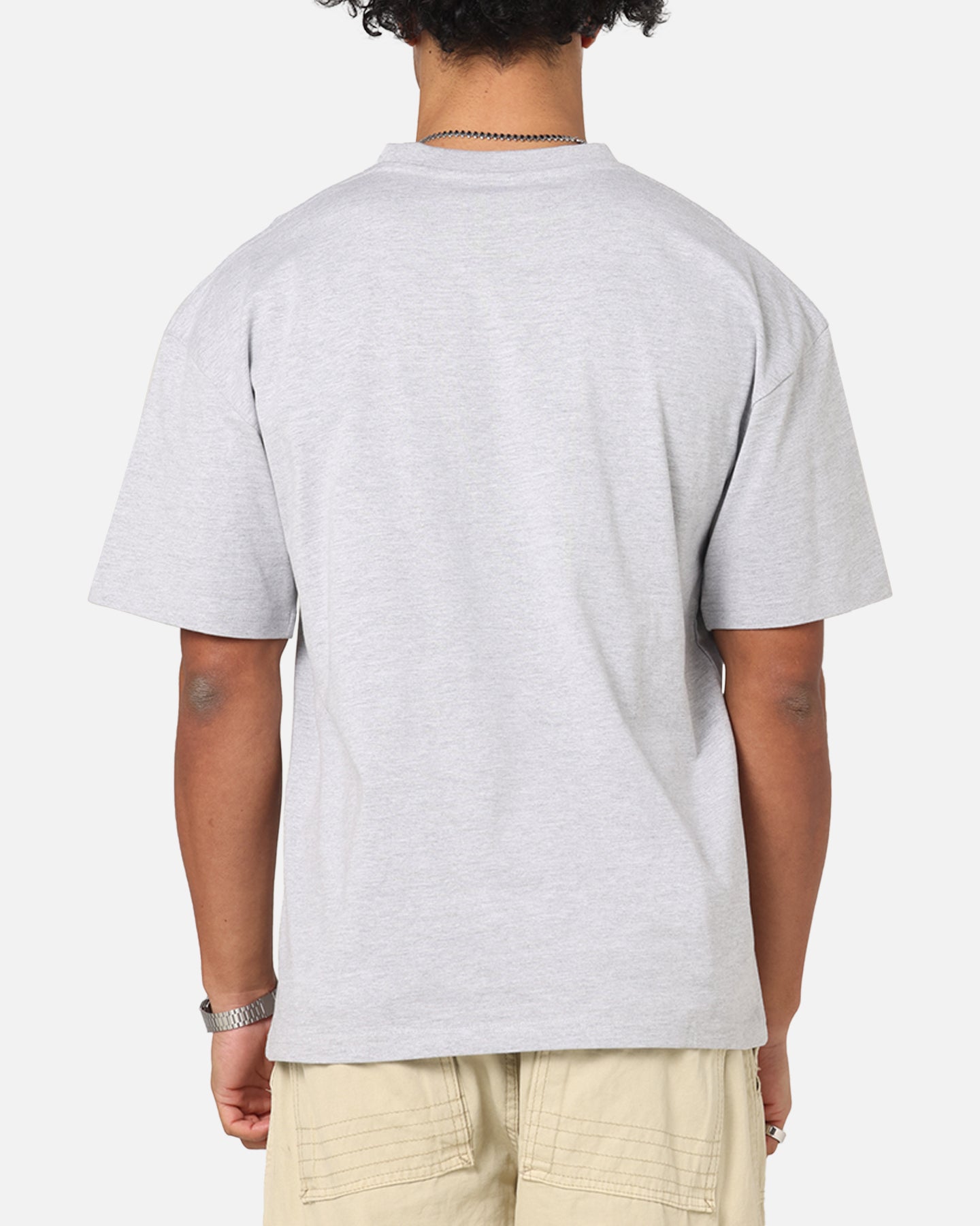 Culture Kings Standard Drop Shoulder T-Shirt Grey Marle