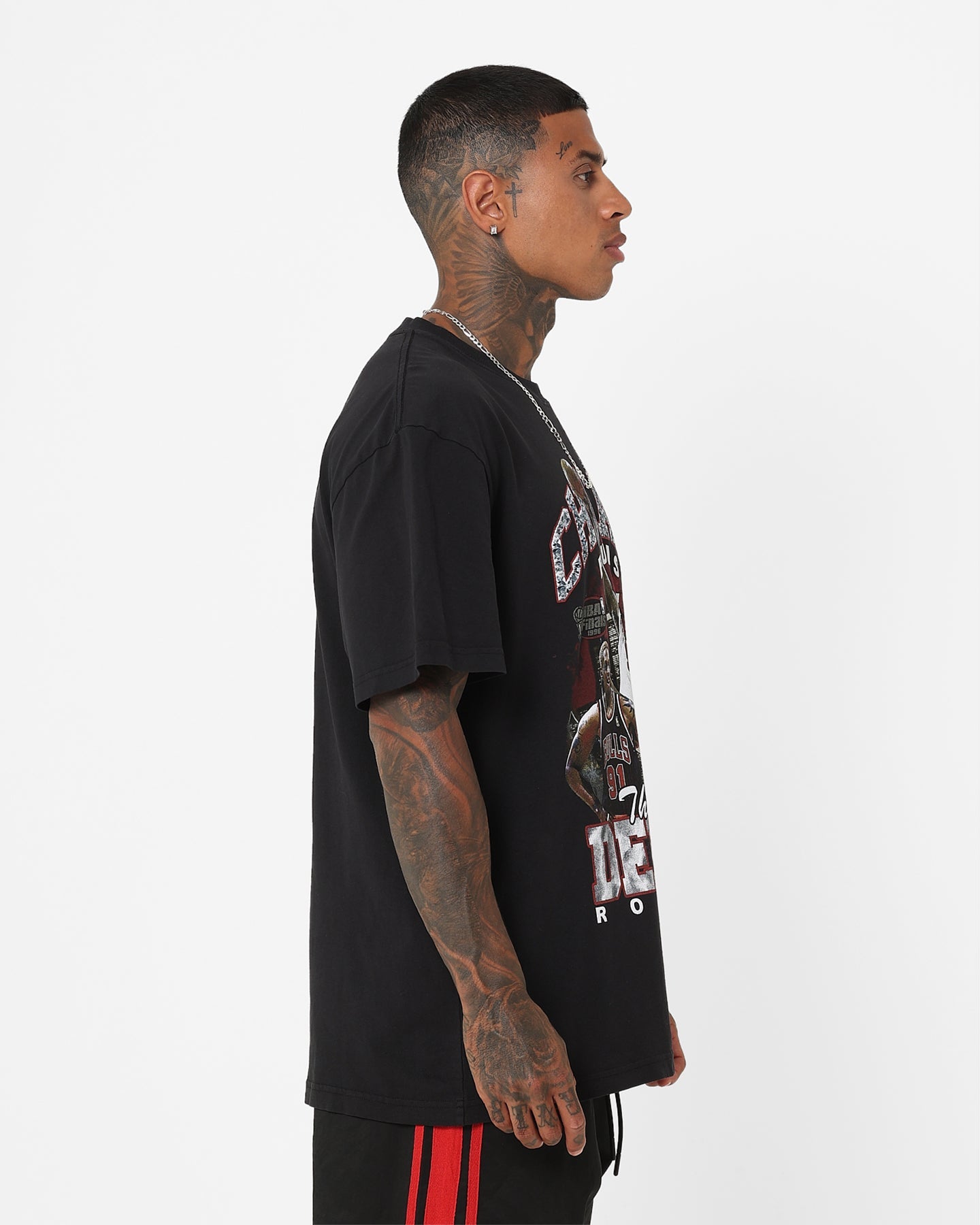 Mitchell & Ness Chicago Bulls Dennis Rodman Bling T-Shirt Black