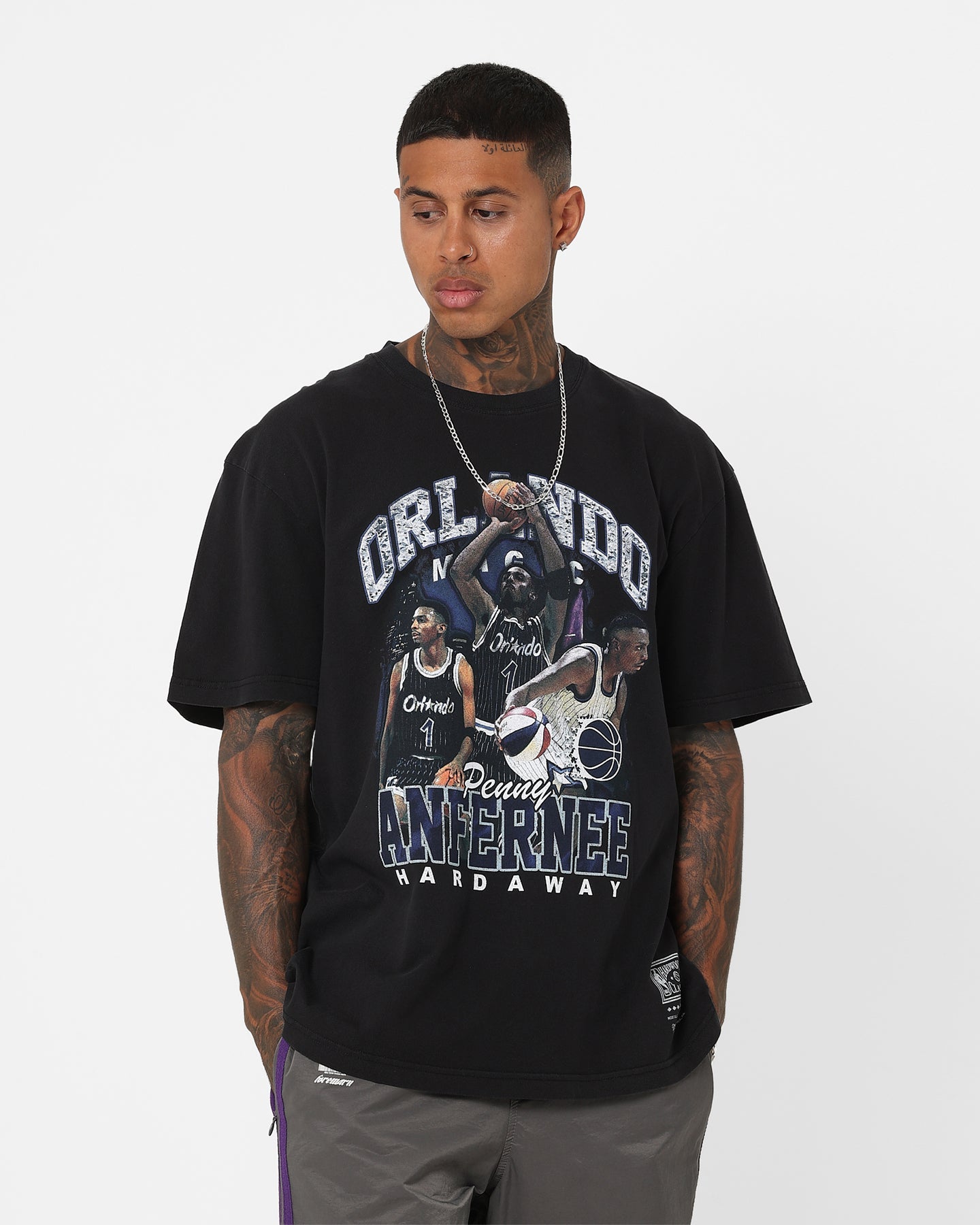 Mitchell & Ness Orlando Magic Penny Anfernee Hardaway Bling T-Shirt Black
