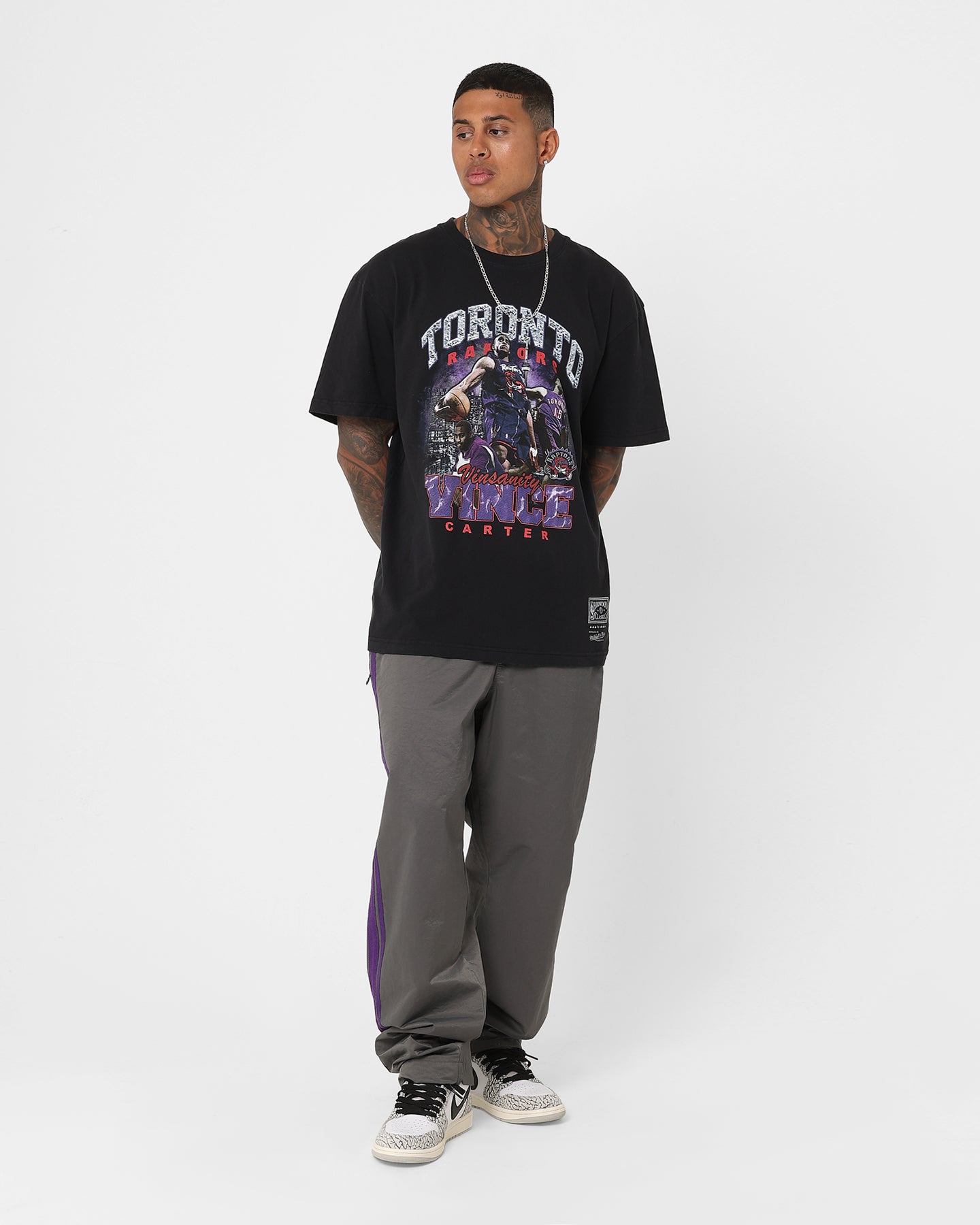 Mitchell & Ness Toronto Raptors Vince Carter Bling T-Shirt Black