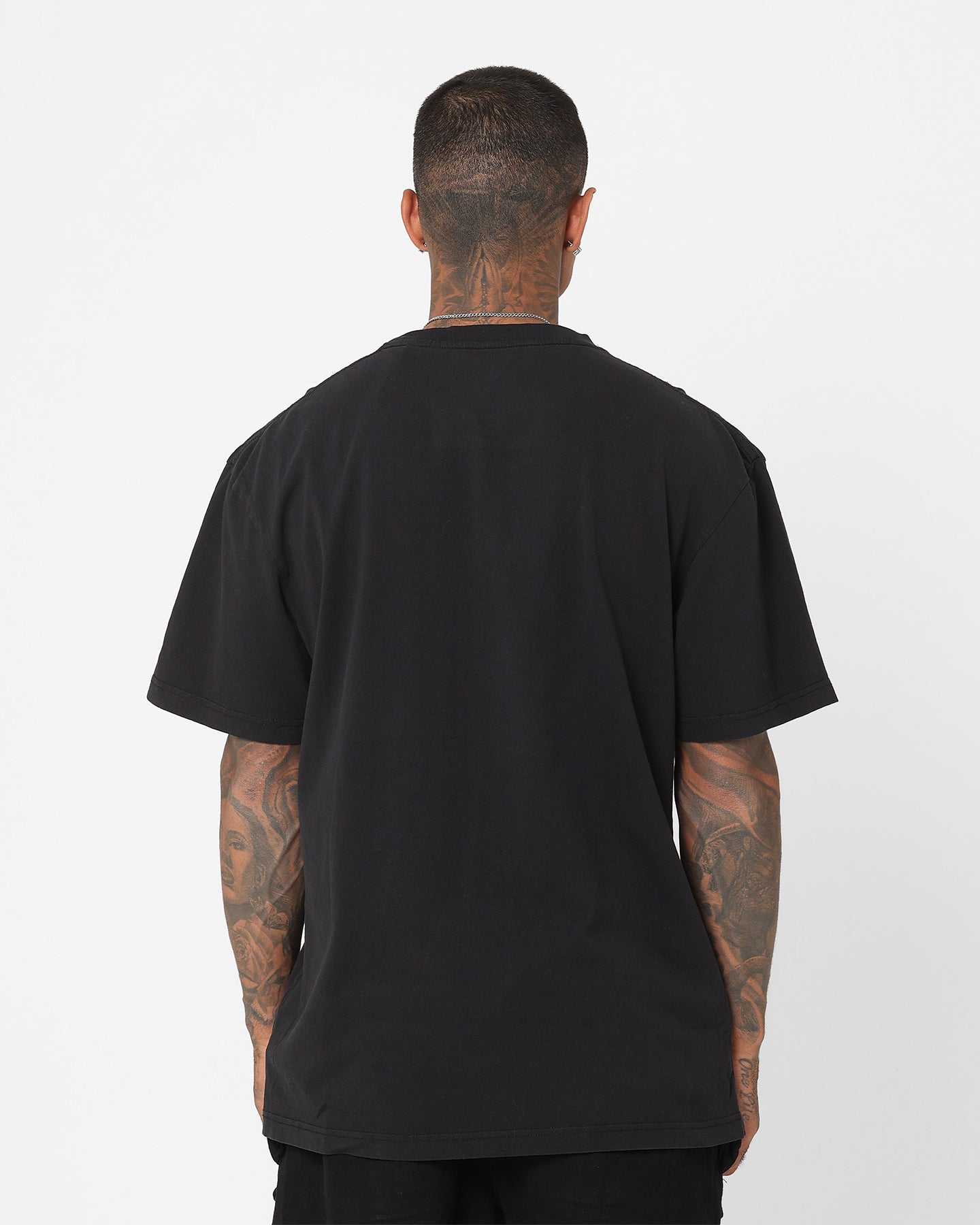 Mitchell & Ness Los Angeles Lakers Logo Lightning T-Shirt Black