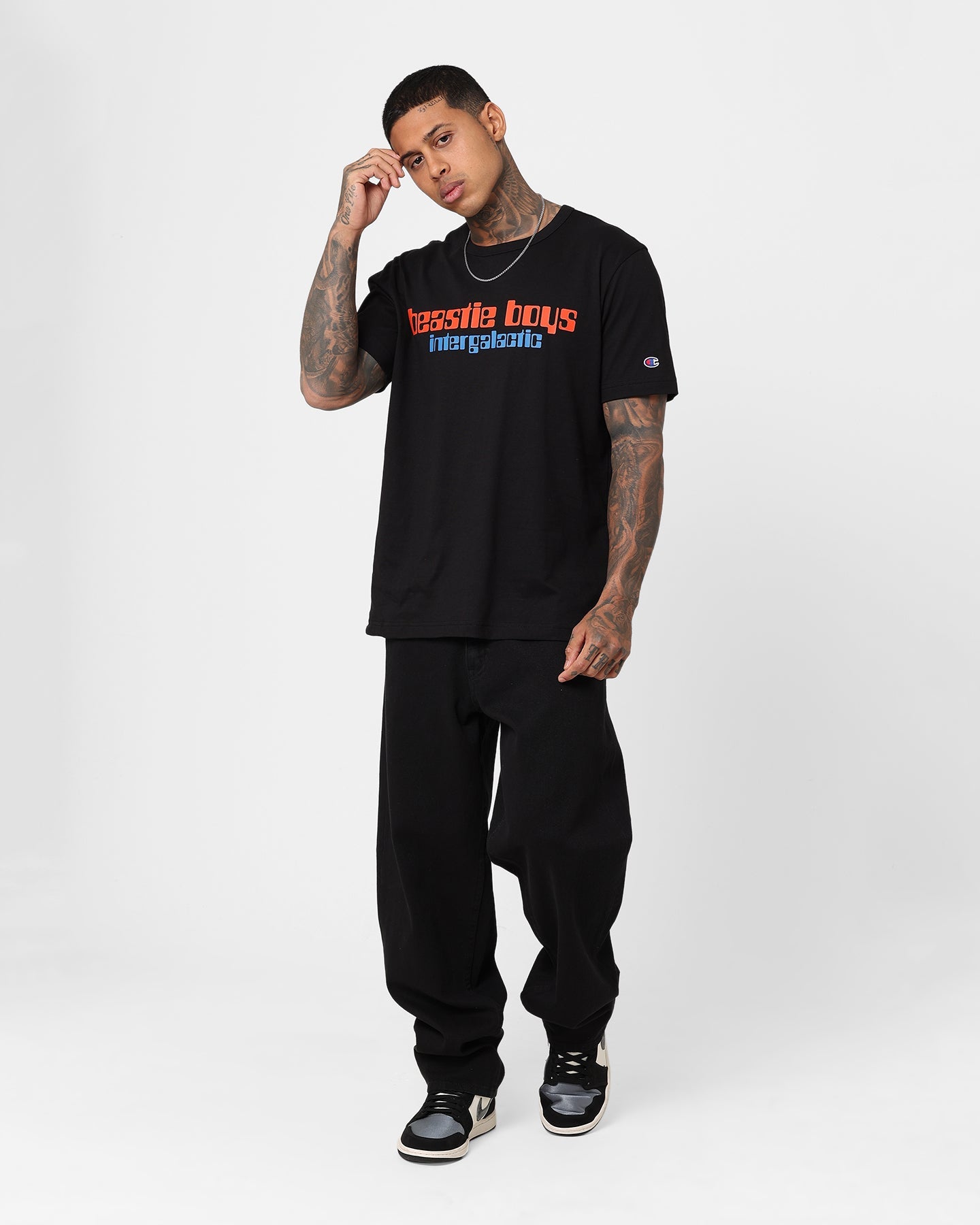 Champion X Beastie Boys Intergalactic T-Shirt Black