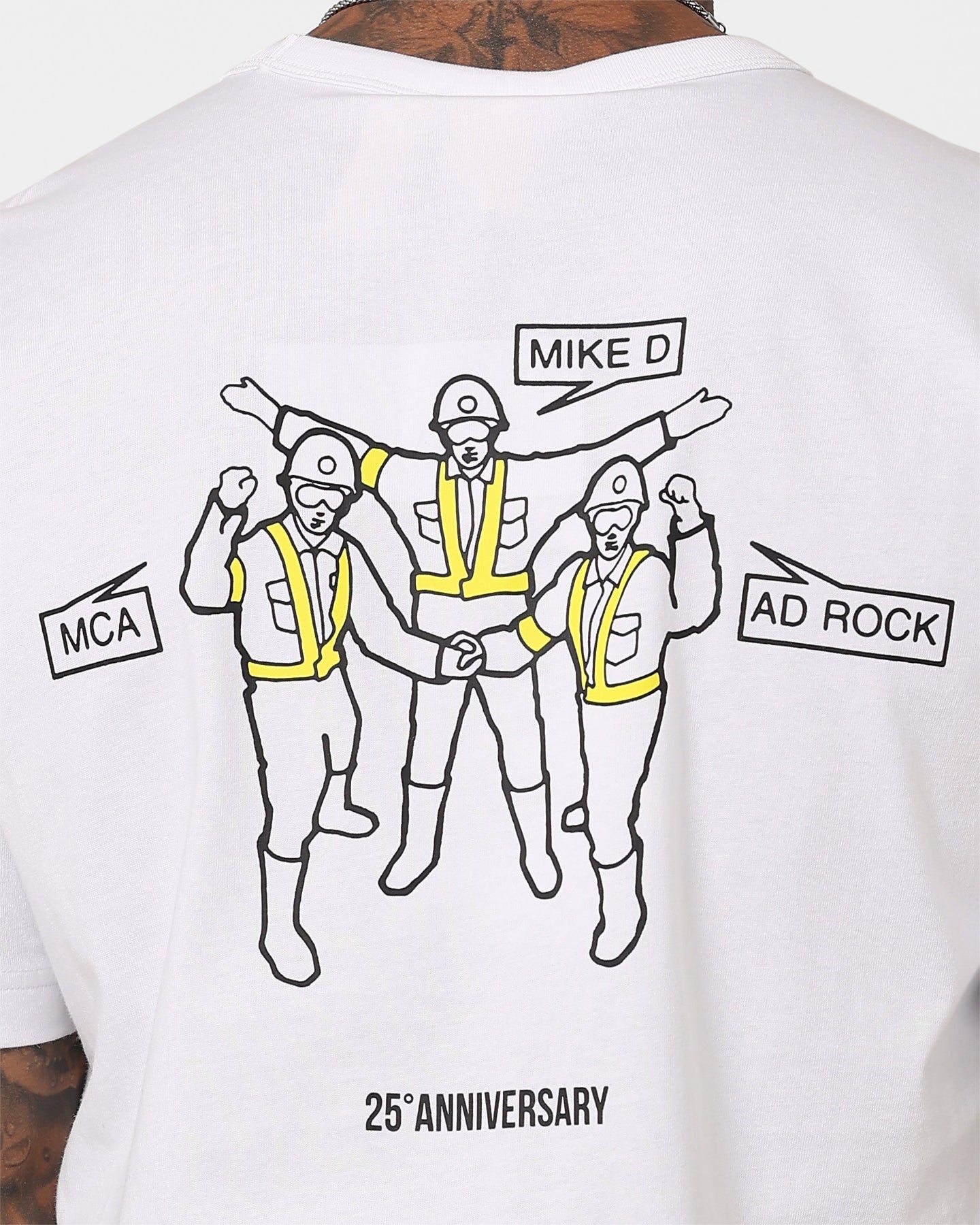 Champion X Beastie Boys Intergalactic T-Shirt White