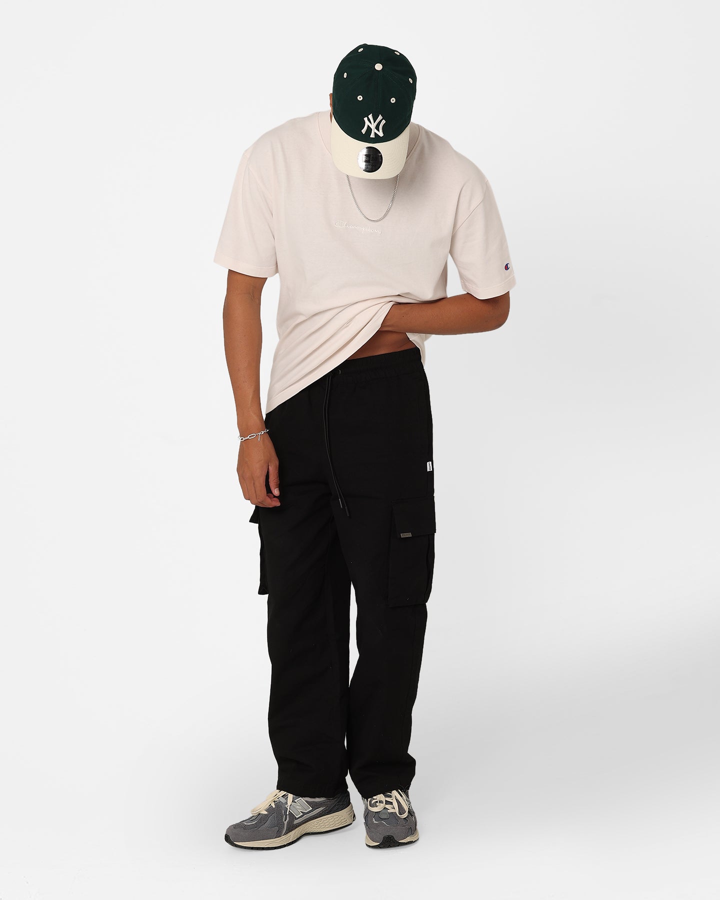 Champion Heritage New Script T-Shirt Milkcap
