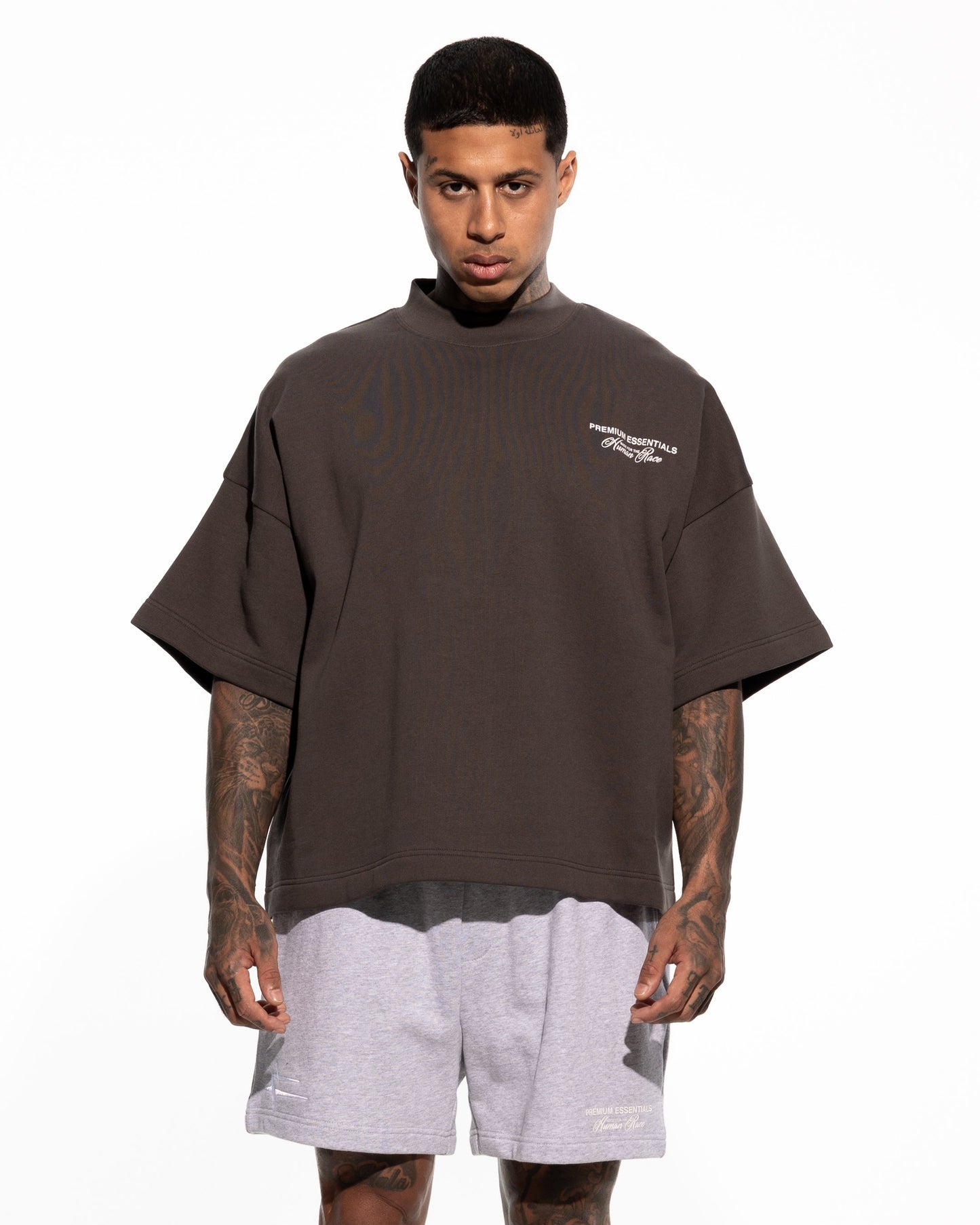 Loiter Essential Spire T-Shirt Charcoal